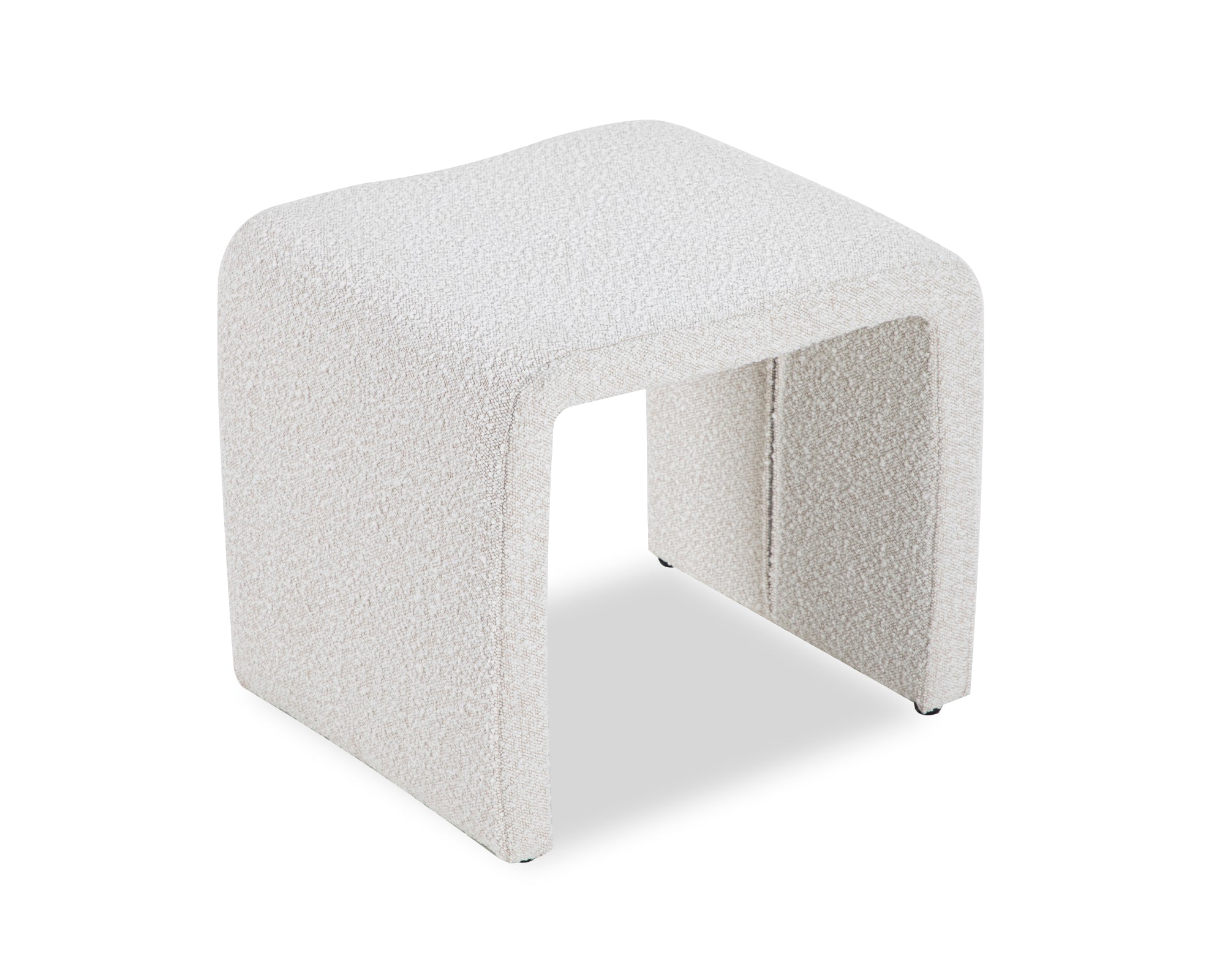 Mahak Low Stool - Boucle Sand