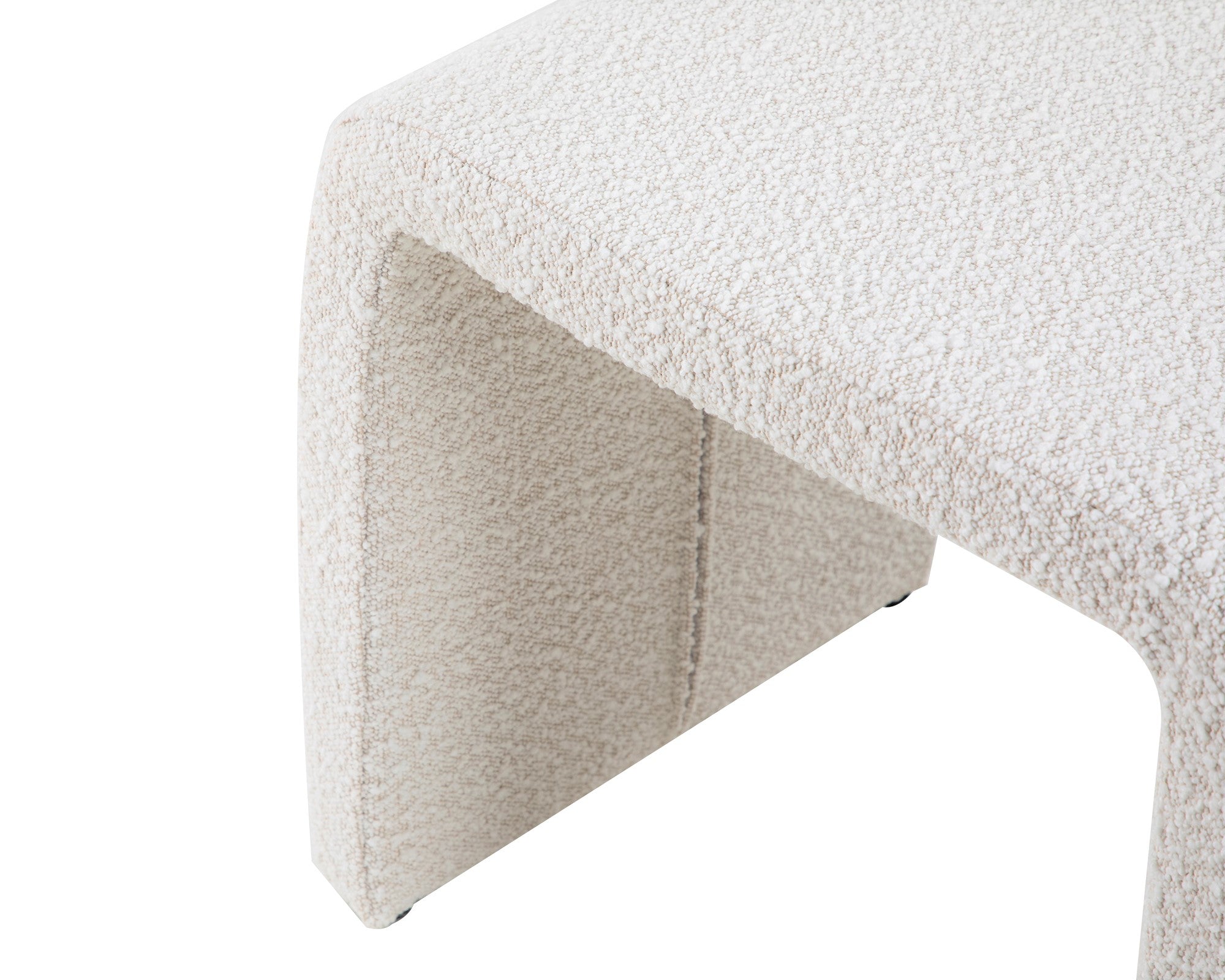 Mahak Low Stool - Boucle Sand