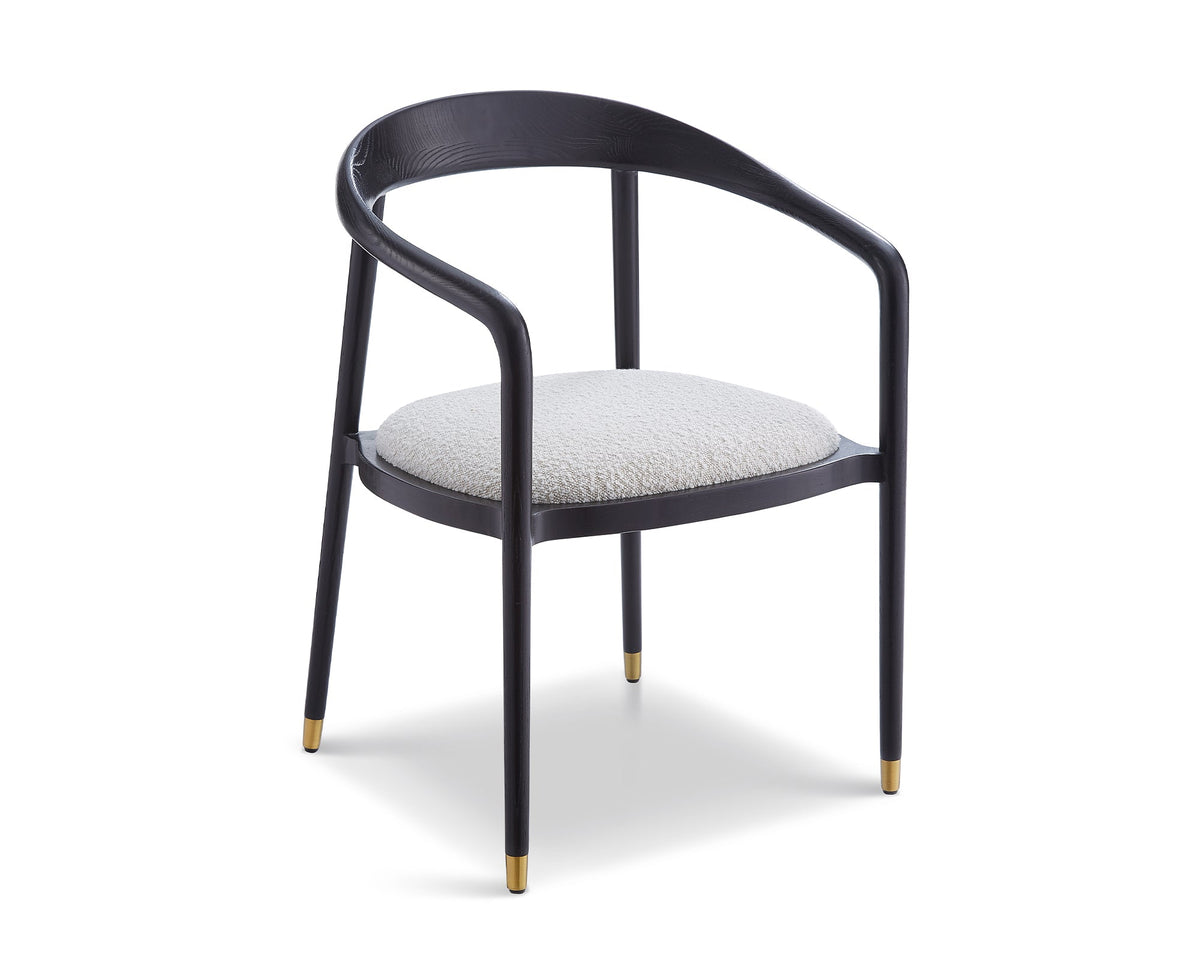 Fluid Dining Chair - Boucle Sand