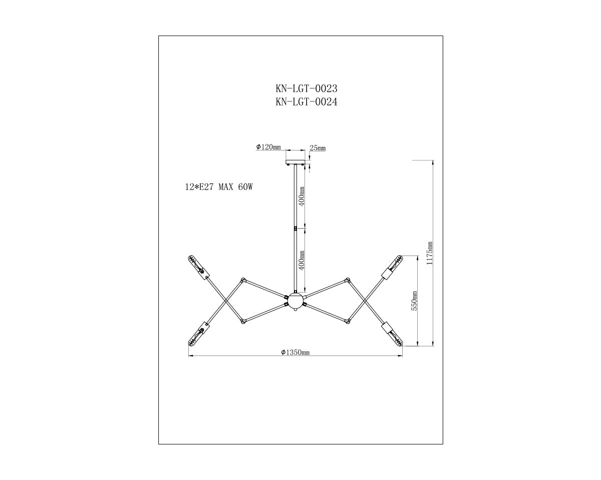 Olsen Pendant Lamp - Polished Chrome