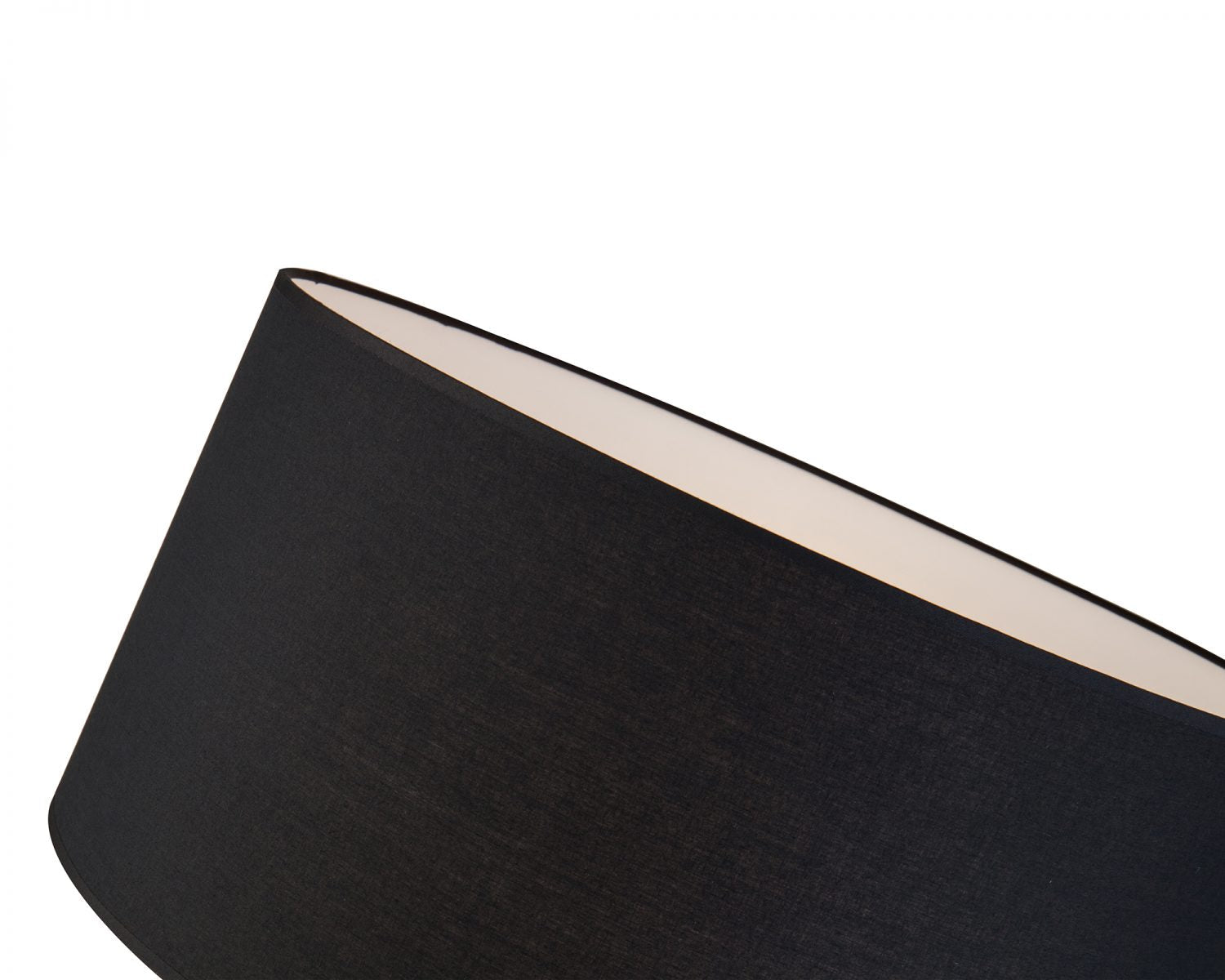 Spiga Table Lamp - Black Cotton Shade/Brass