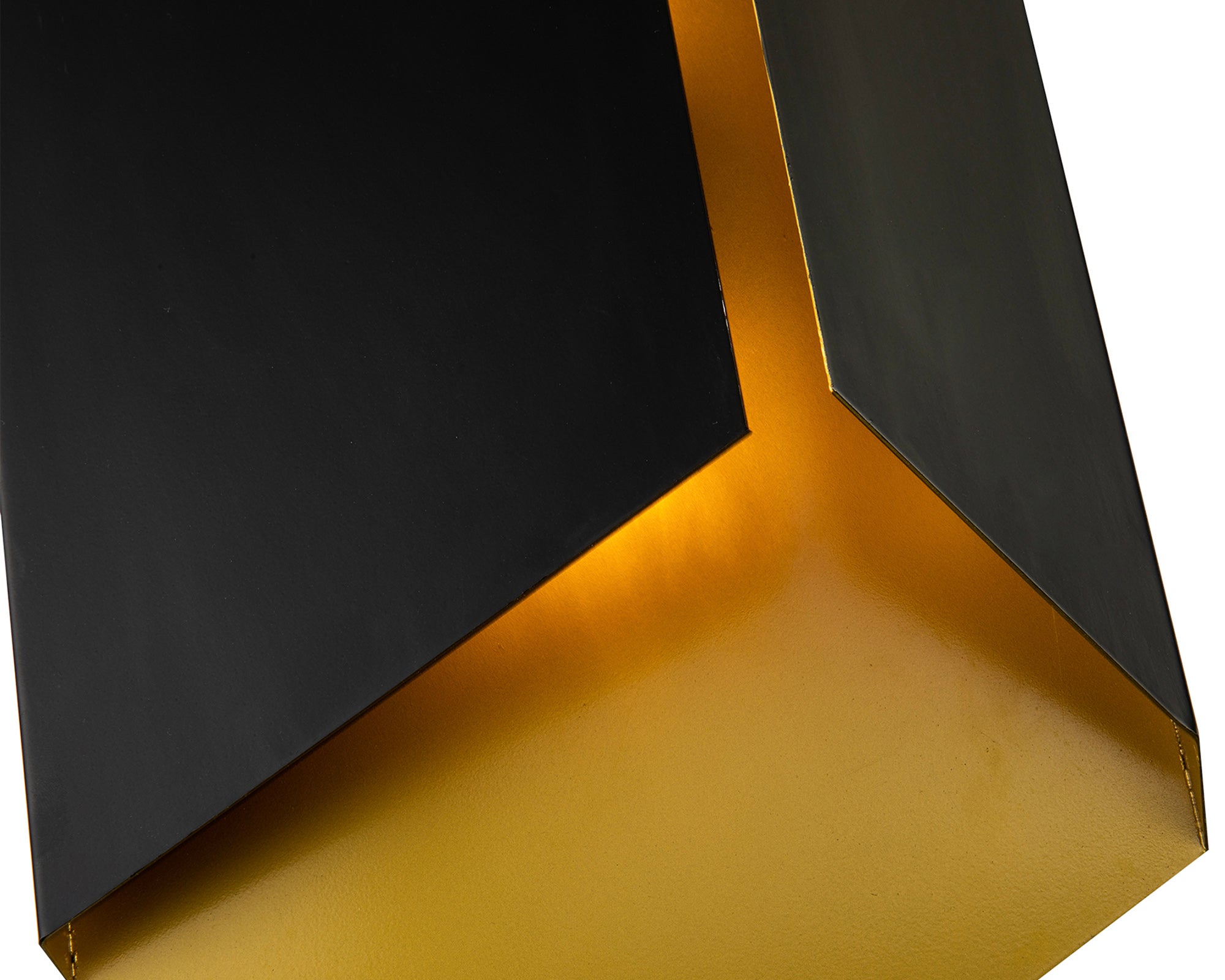 Onyx Wall Light - Brushed Brass & Black