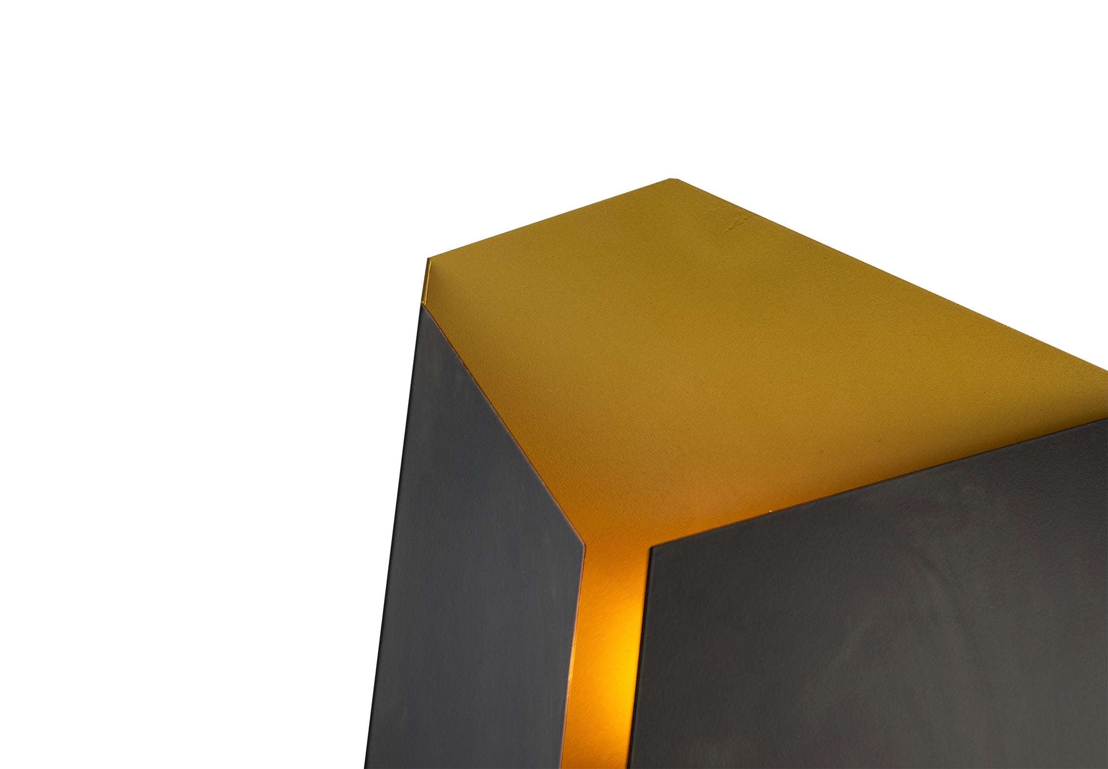 Onyx Wall Lamp - Brushed Brass & Black