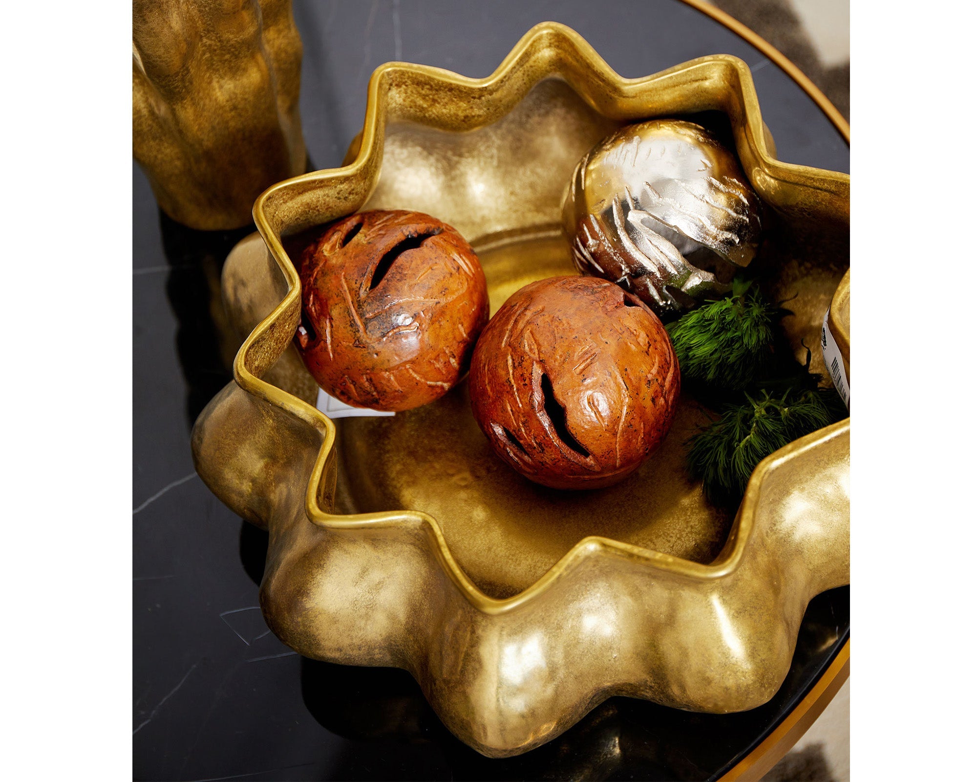 Monza Bowl - Gold Ceramic