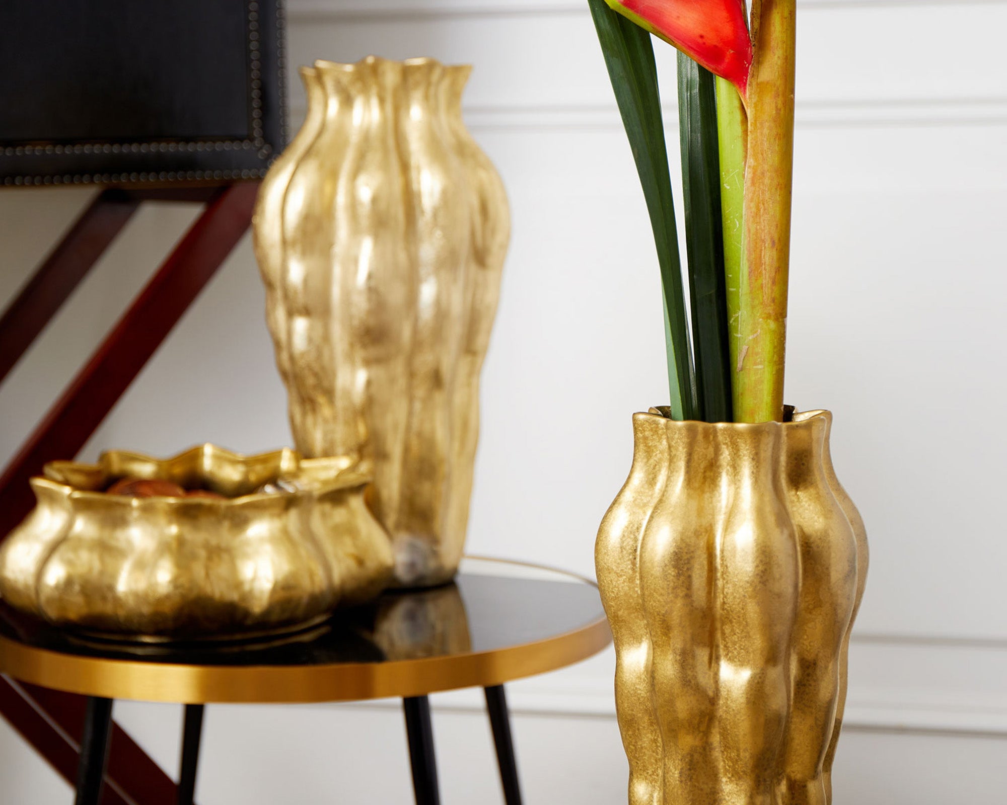 Monza Bowl - Gold Ceramic