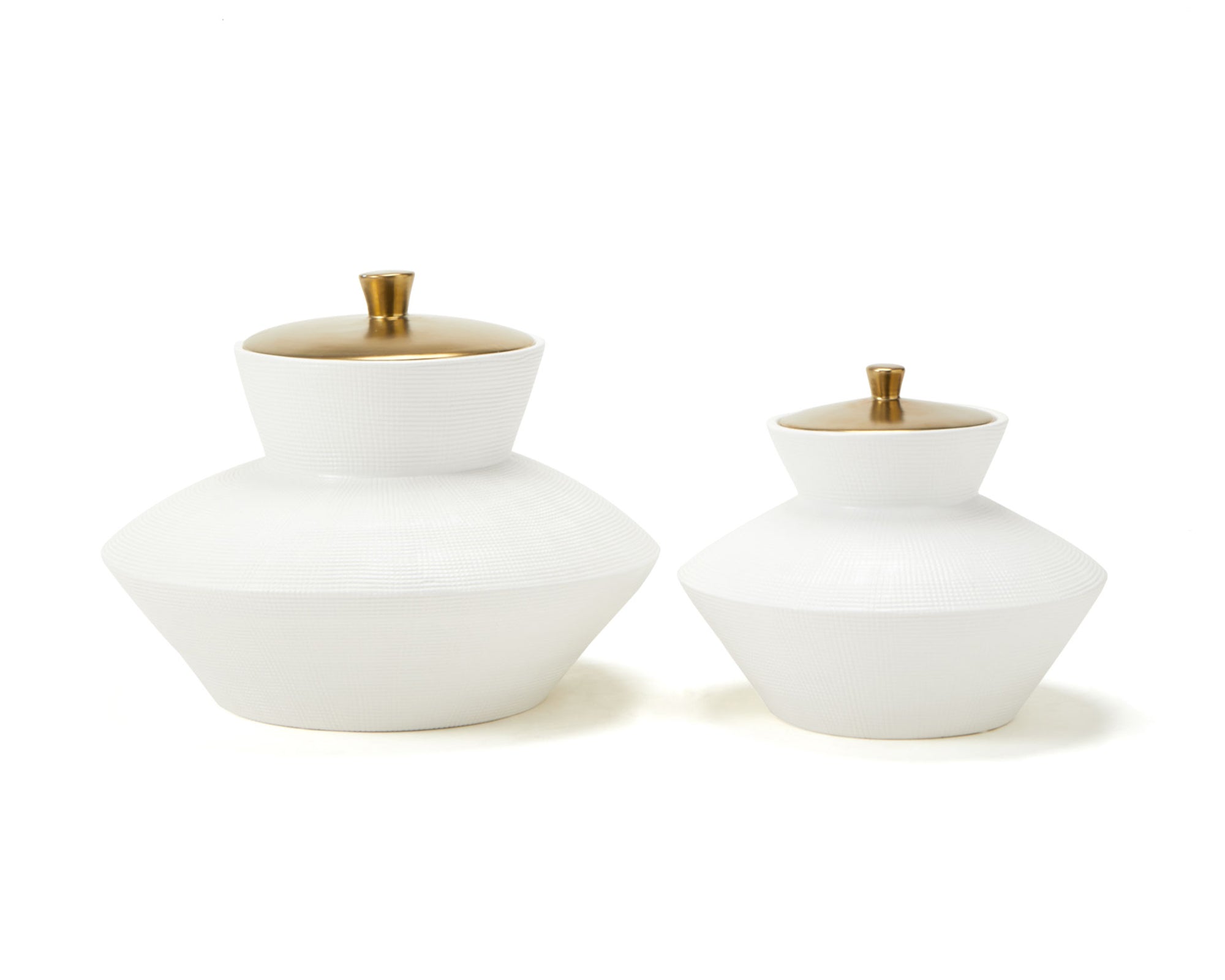 Raven Jar I (Large) - White Ceramic