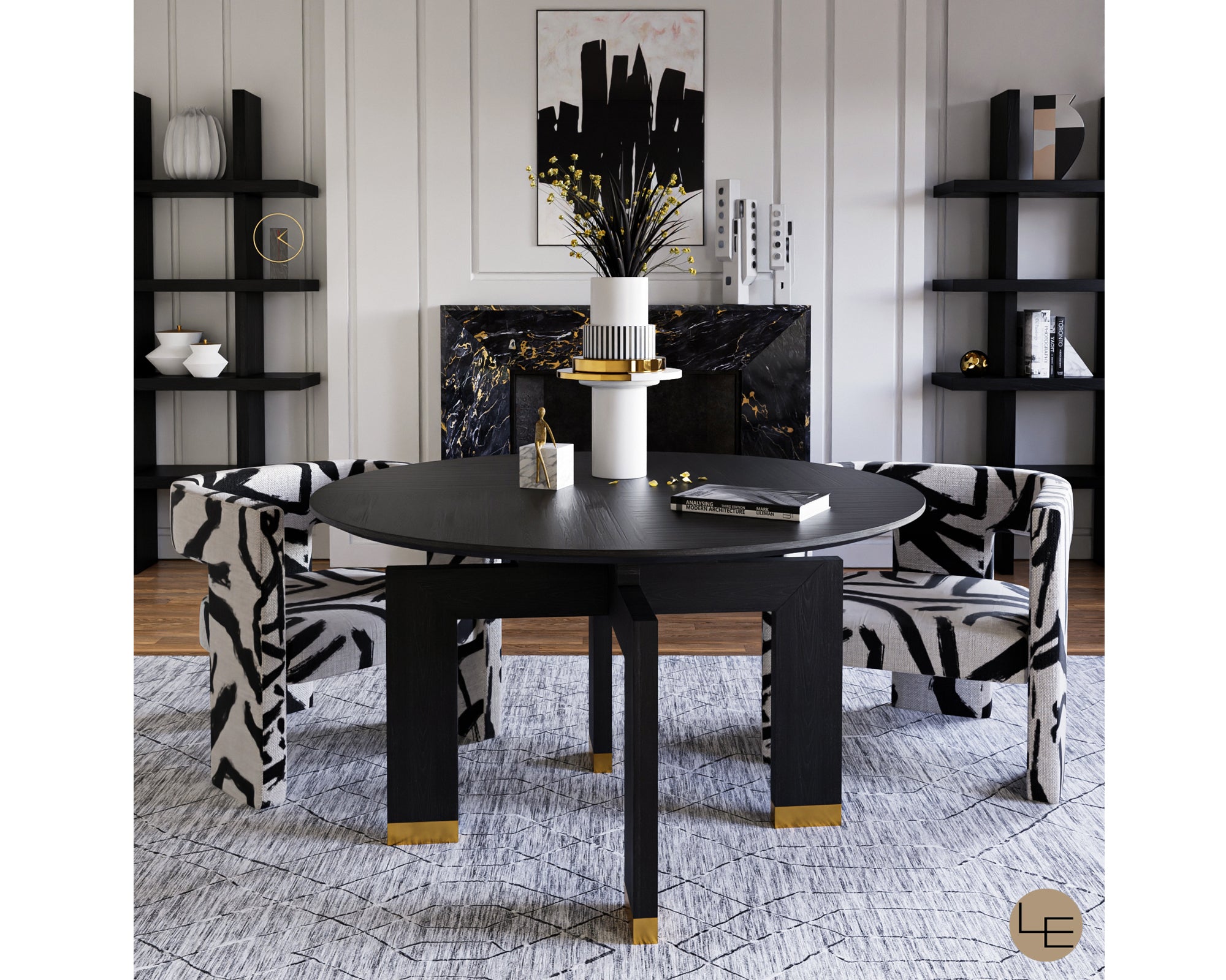 Raven Jar I (Large) - White Ceramic