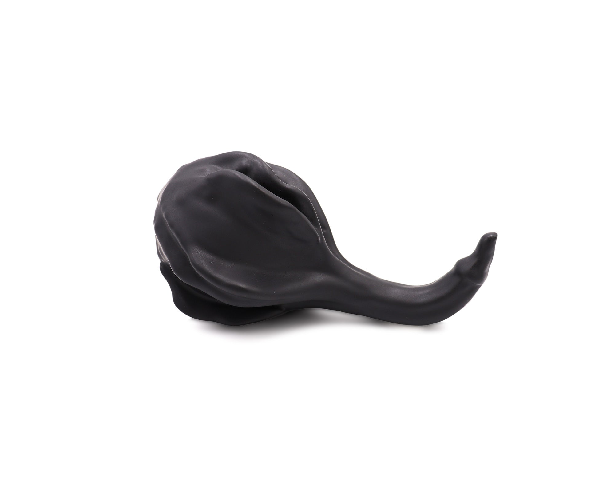 Fugue I Sculpture - Black Ceramic