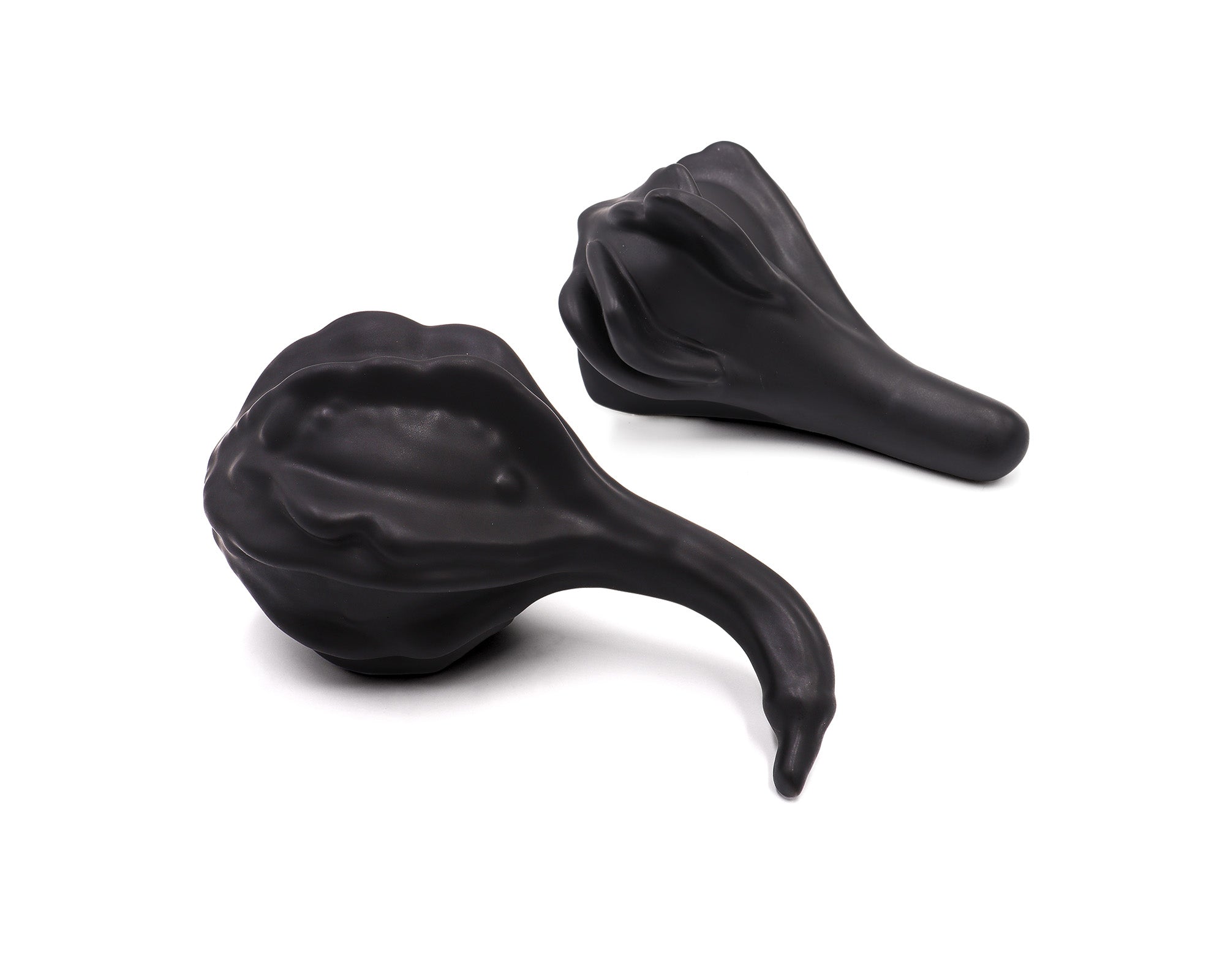 Fugue II Sculpture - Black Ceramic