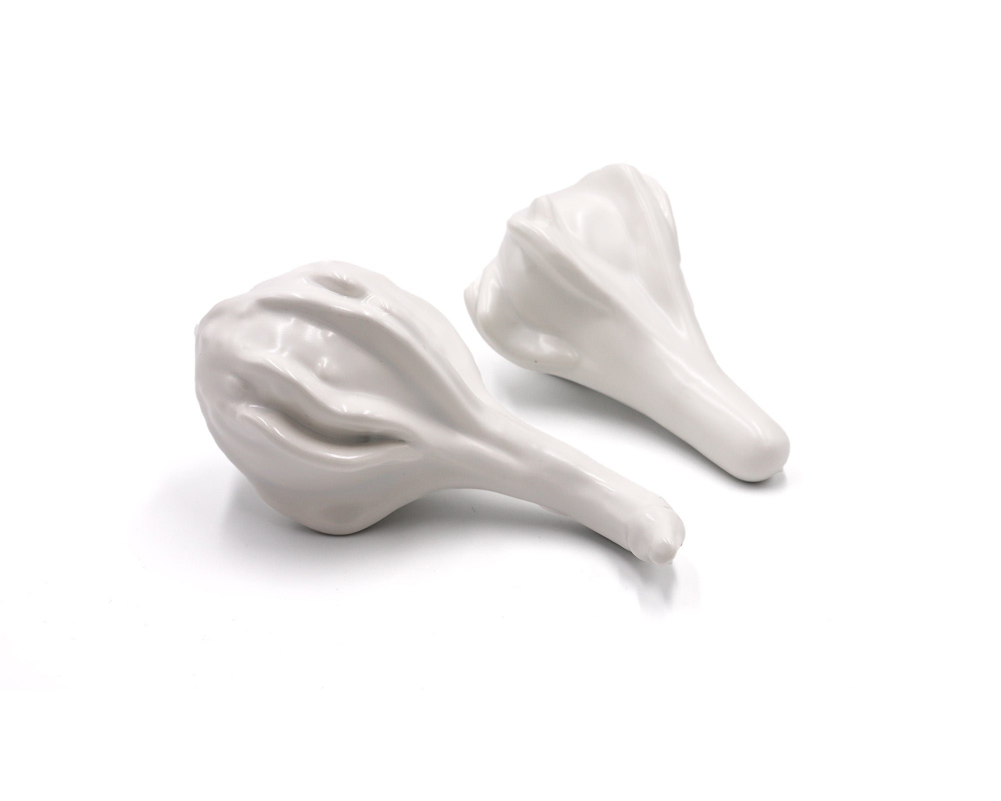 Fugue I Sculpture - White Ceramic