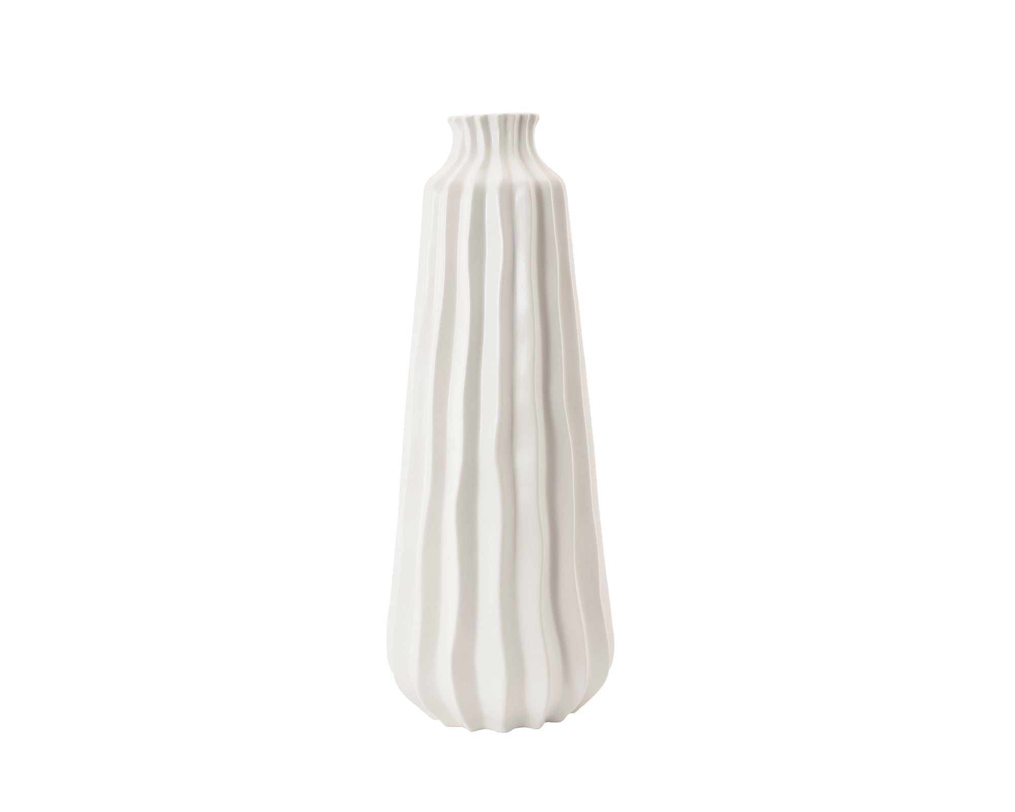 Gourd I Vase - White Ceramic