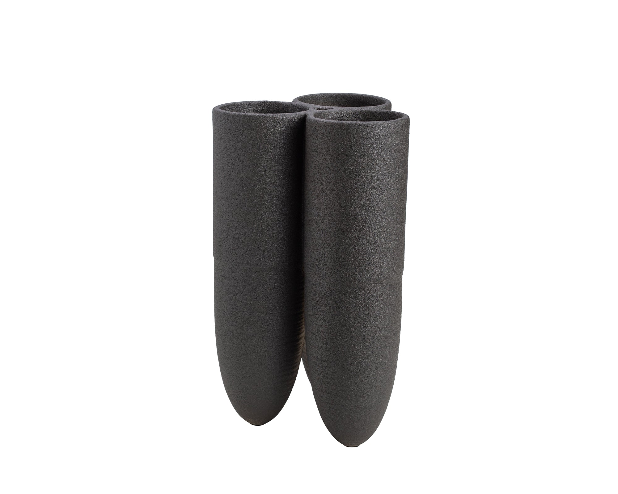 Torpedo Vase - Black Ceramic