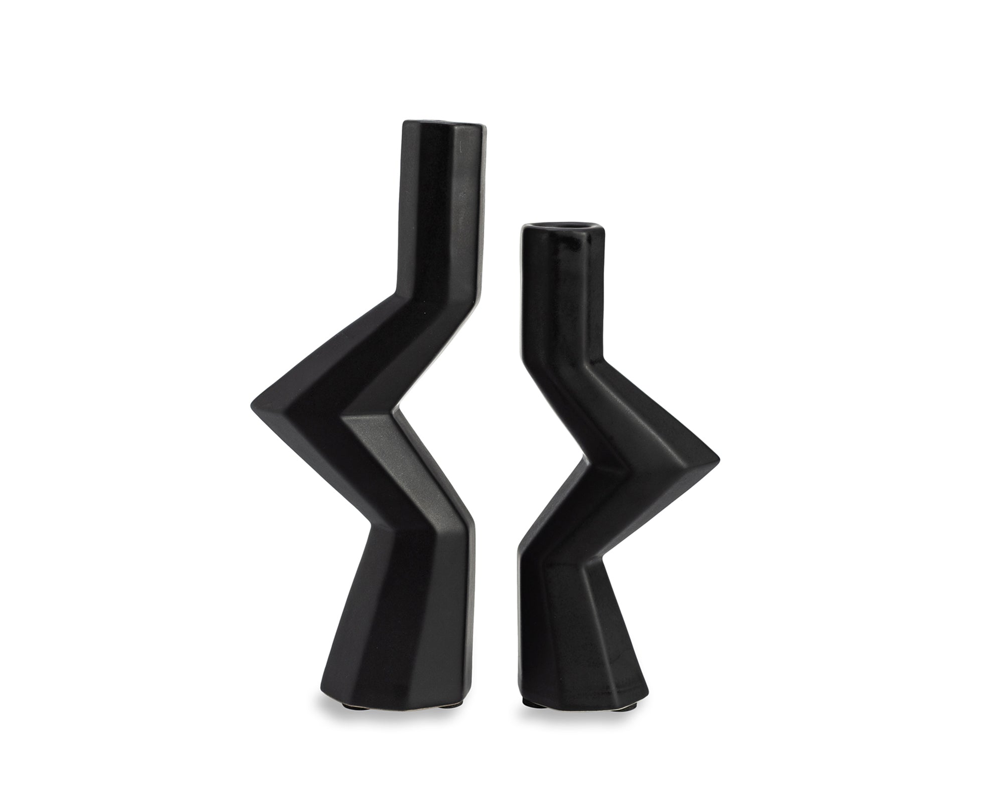 Galantis II Candle Holder - Small Black