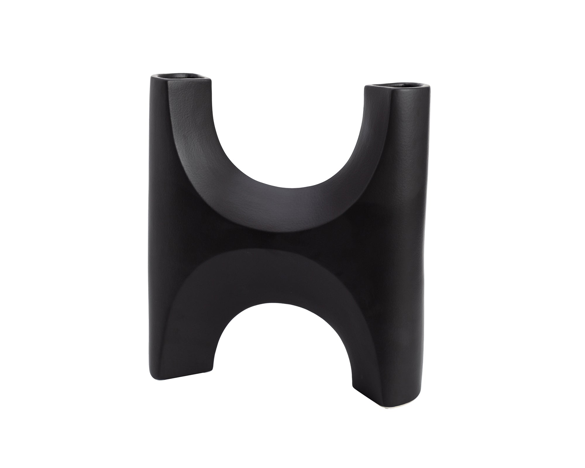 Savier Vase - Black Ceramic