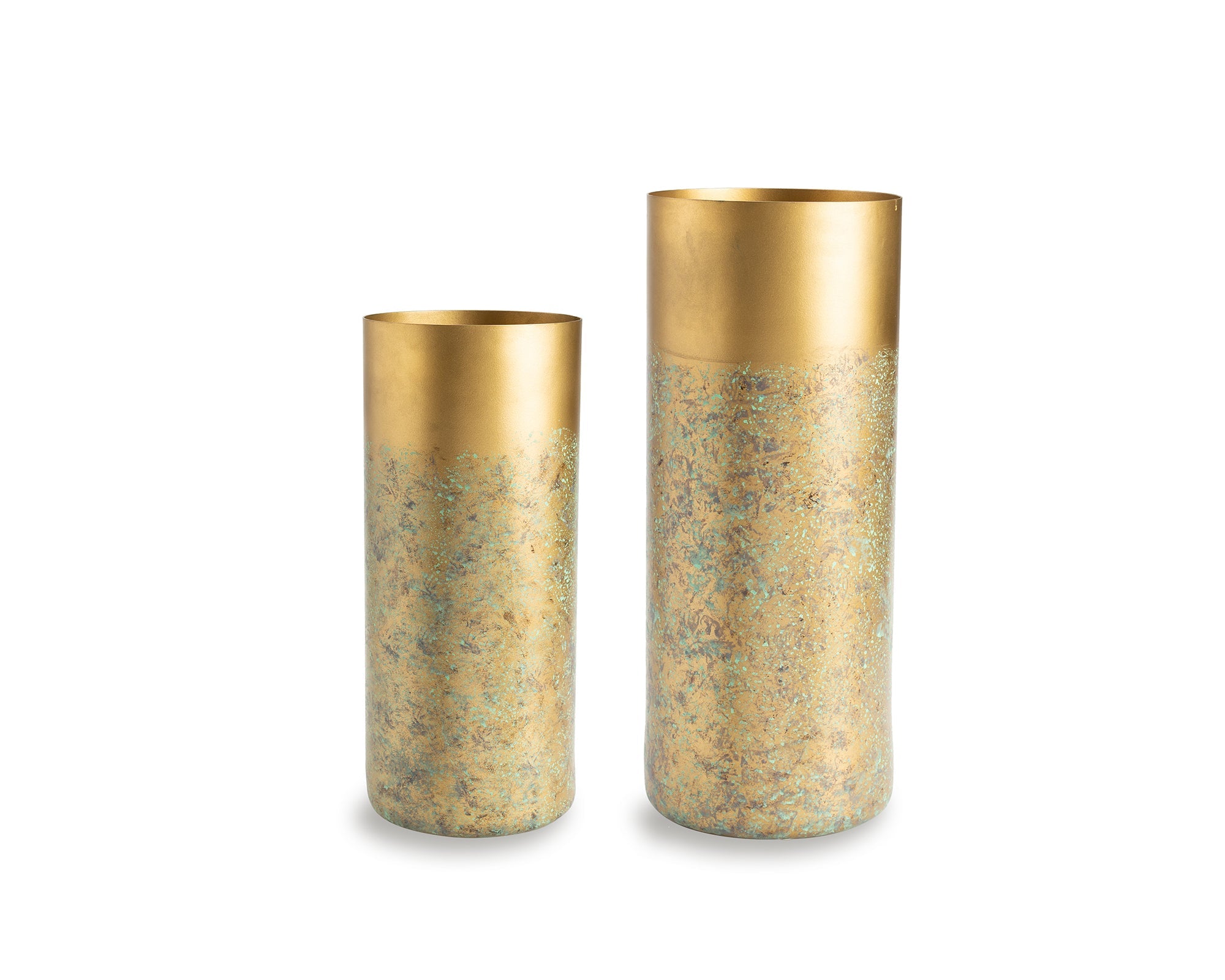 Inger II Vase - Golden Finish Steel