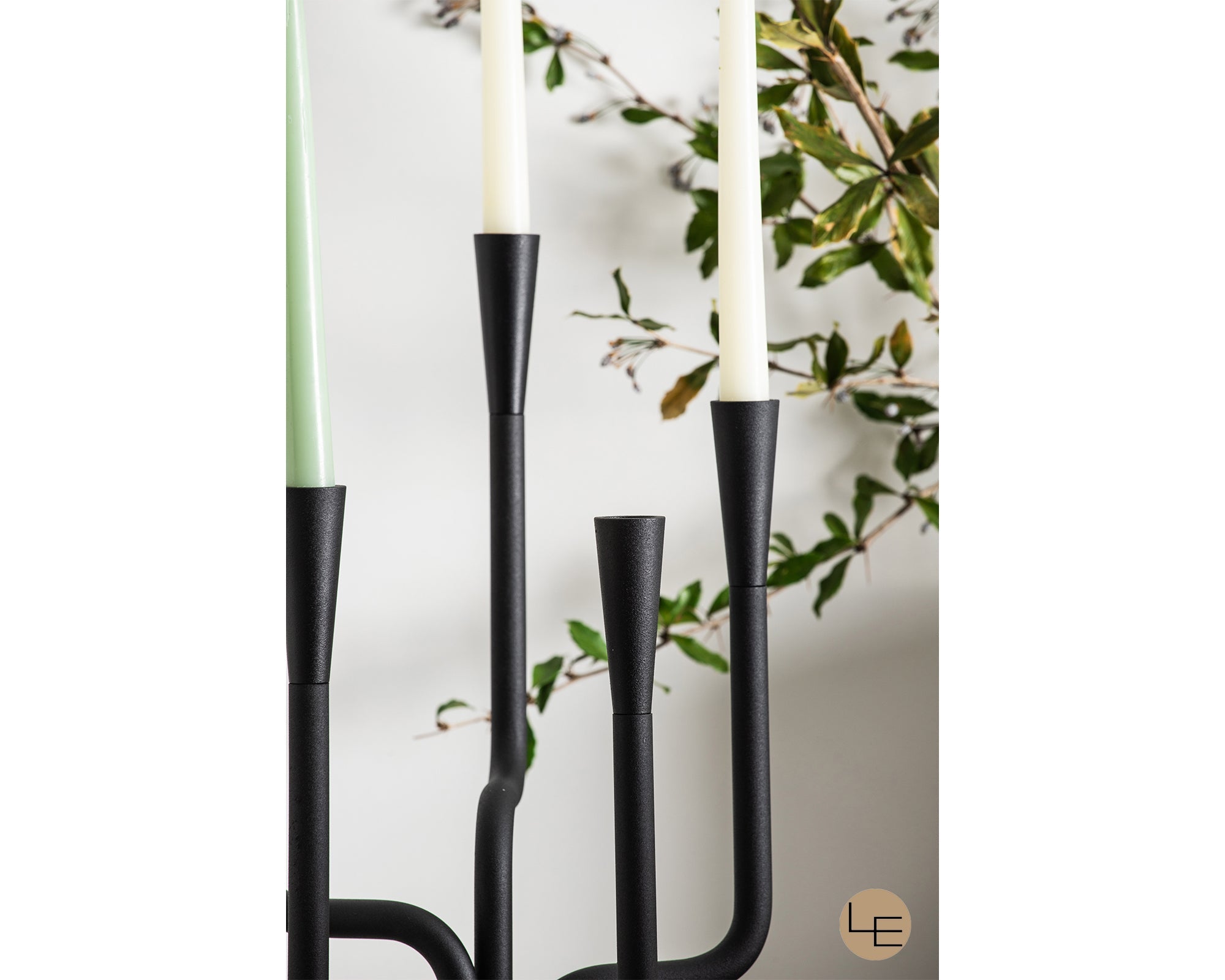 Maman Candle Holder - White/Black