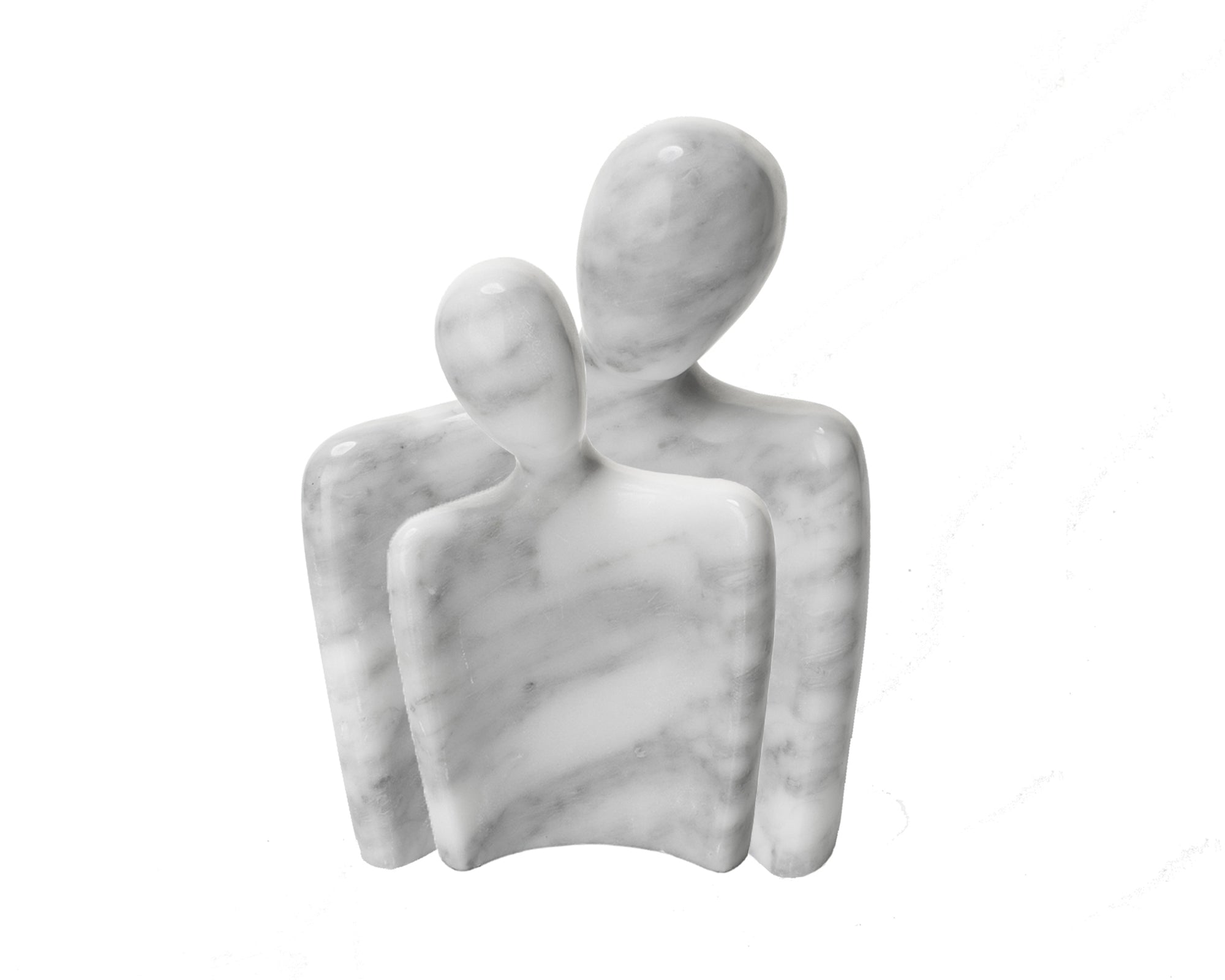 Leon Sculpture (set of 2) - White Marble