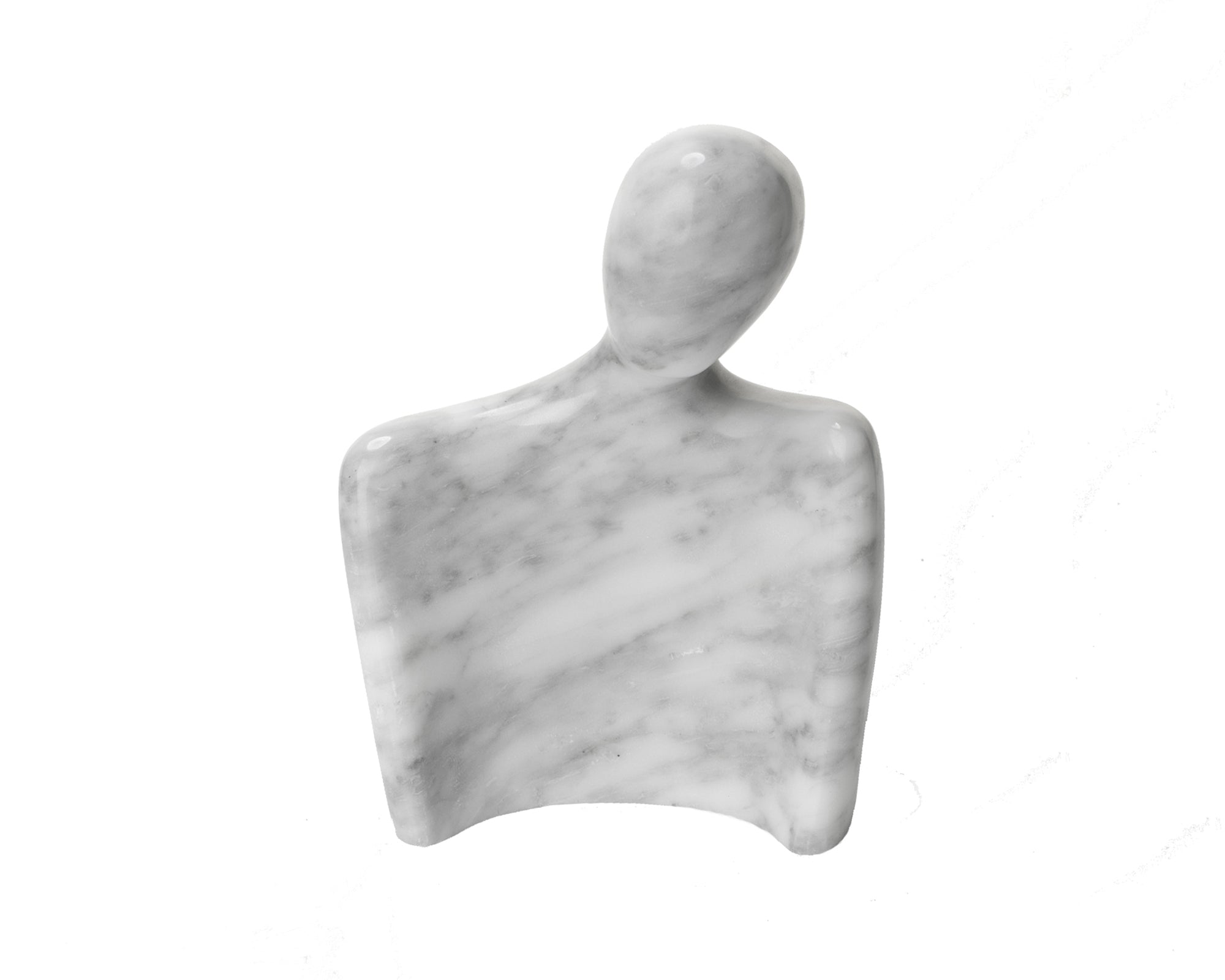 Leon Sculpture (set of 2) - White Marble