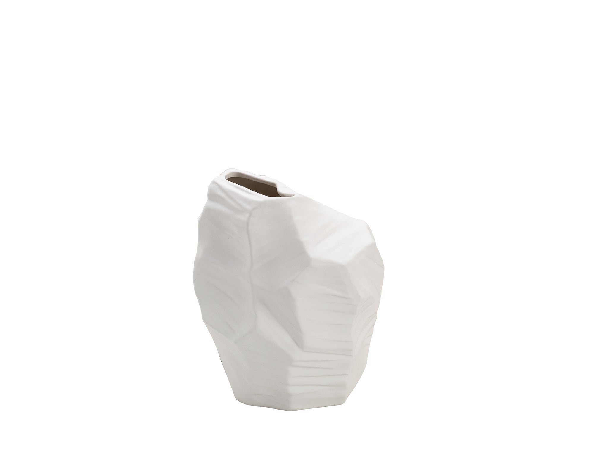 Paton I Vase - White Ceramic