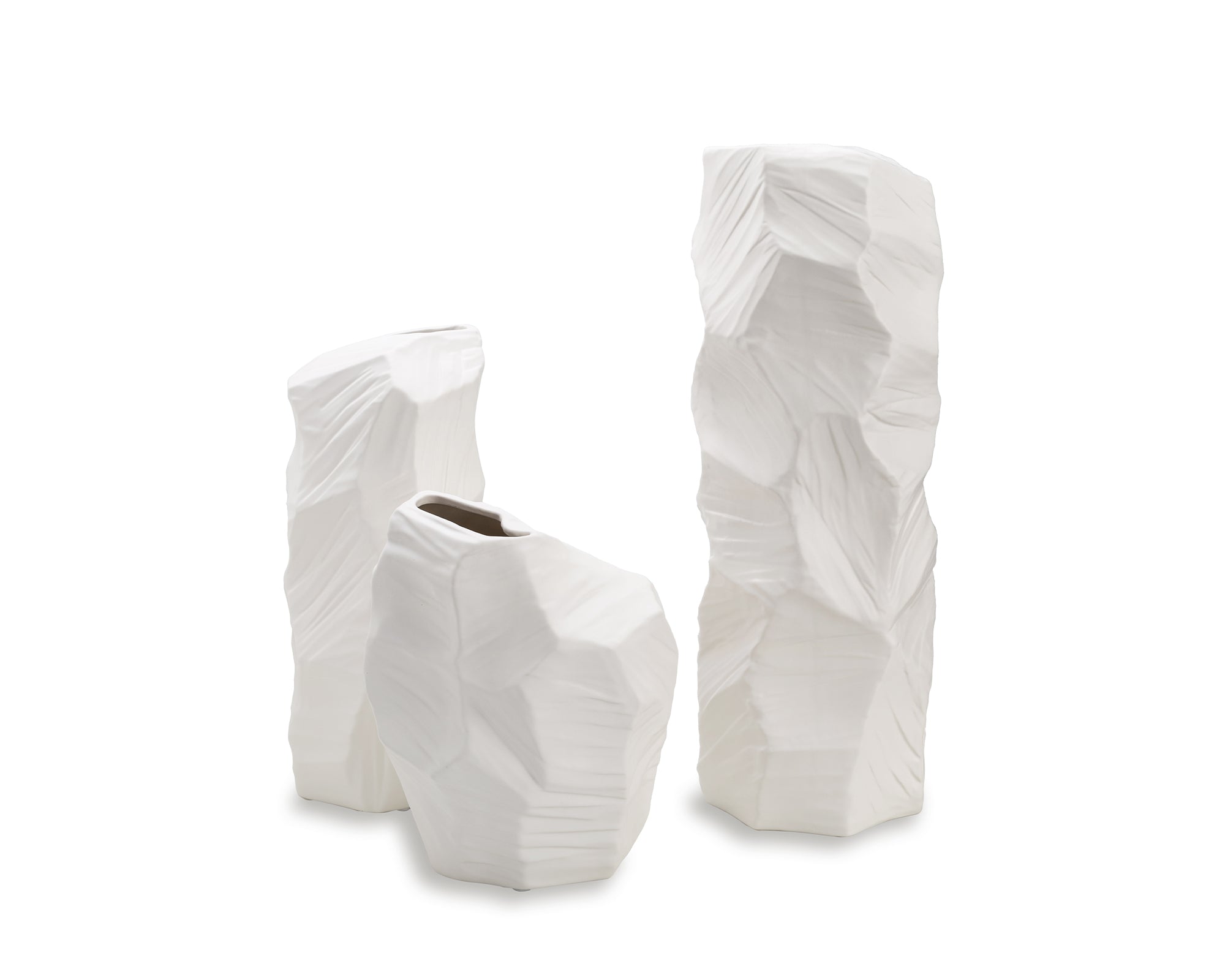 Paton I Vase - White Ceramic