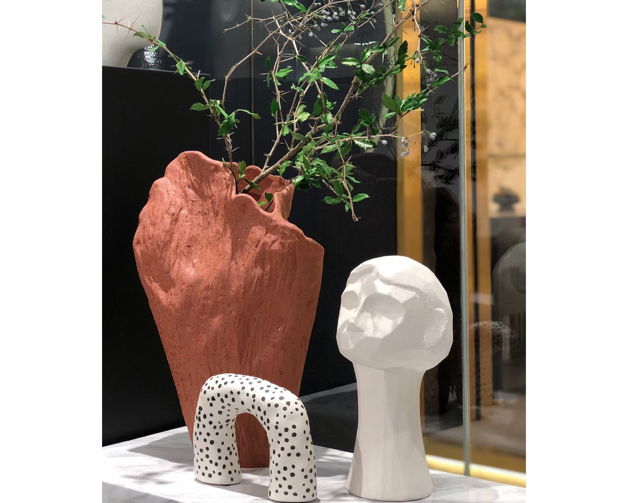 Merton Vase - Earthy Red