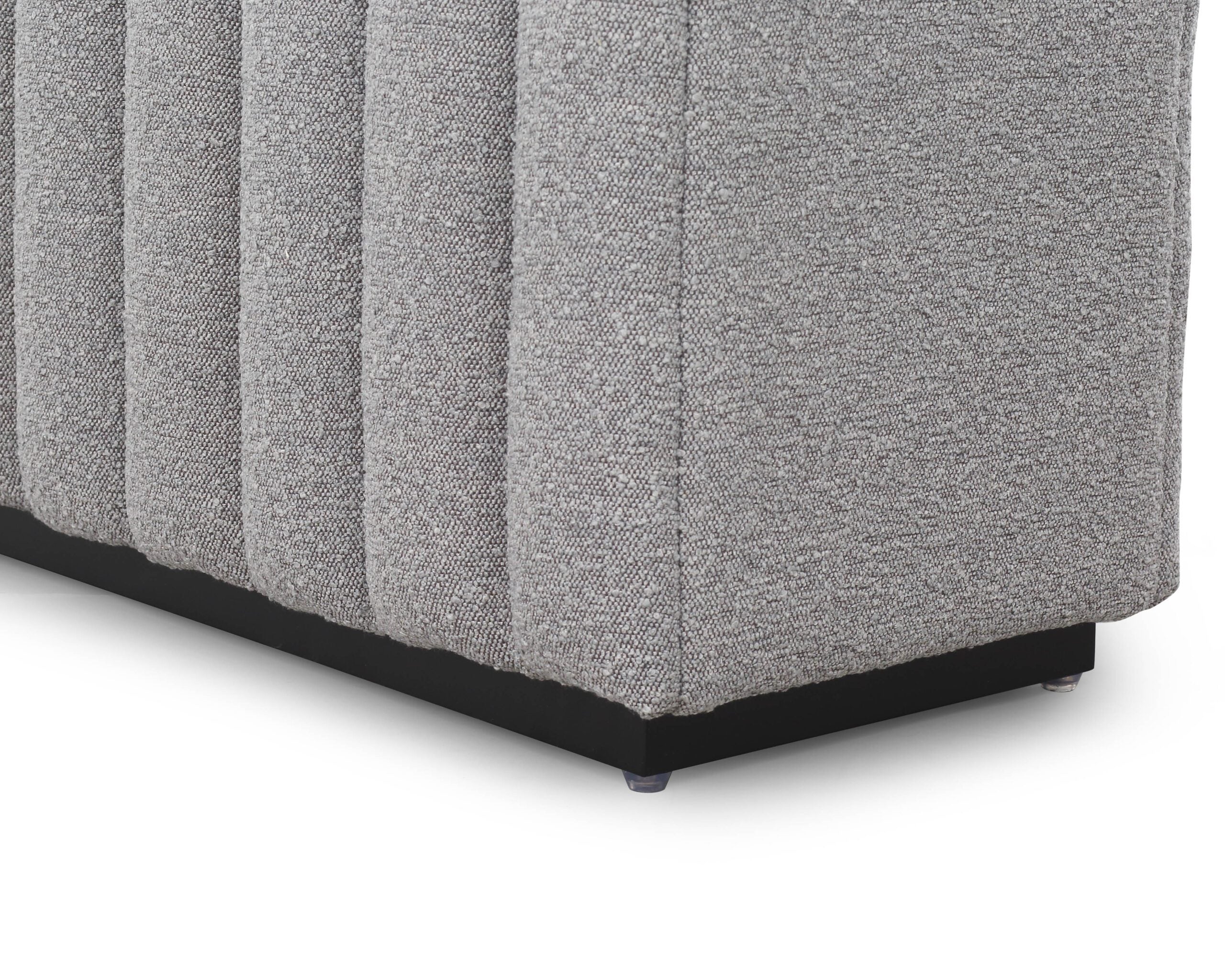 Kalum Bench - Boucle Grey