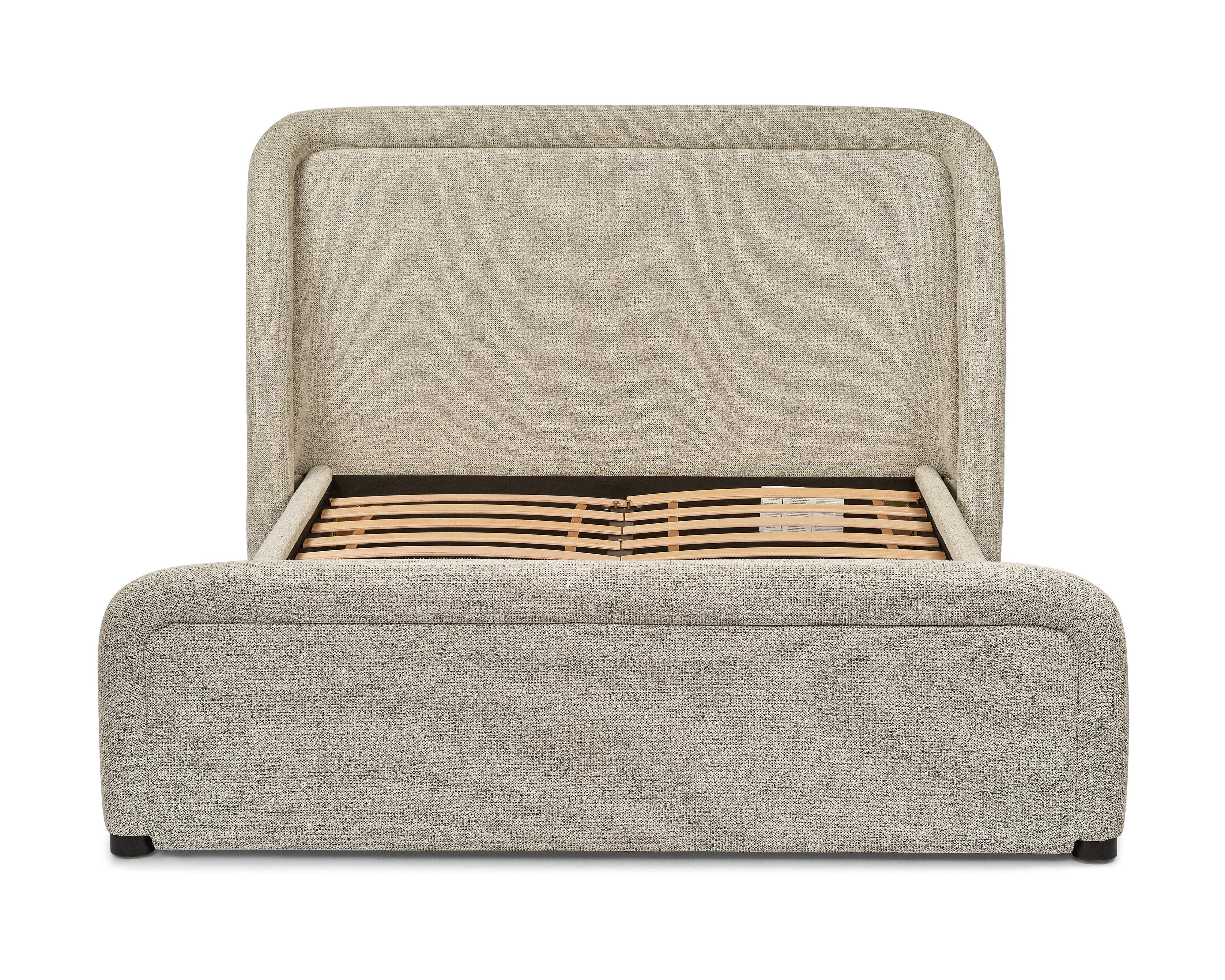 Calais King Size Bed - Colmer Silver Grain