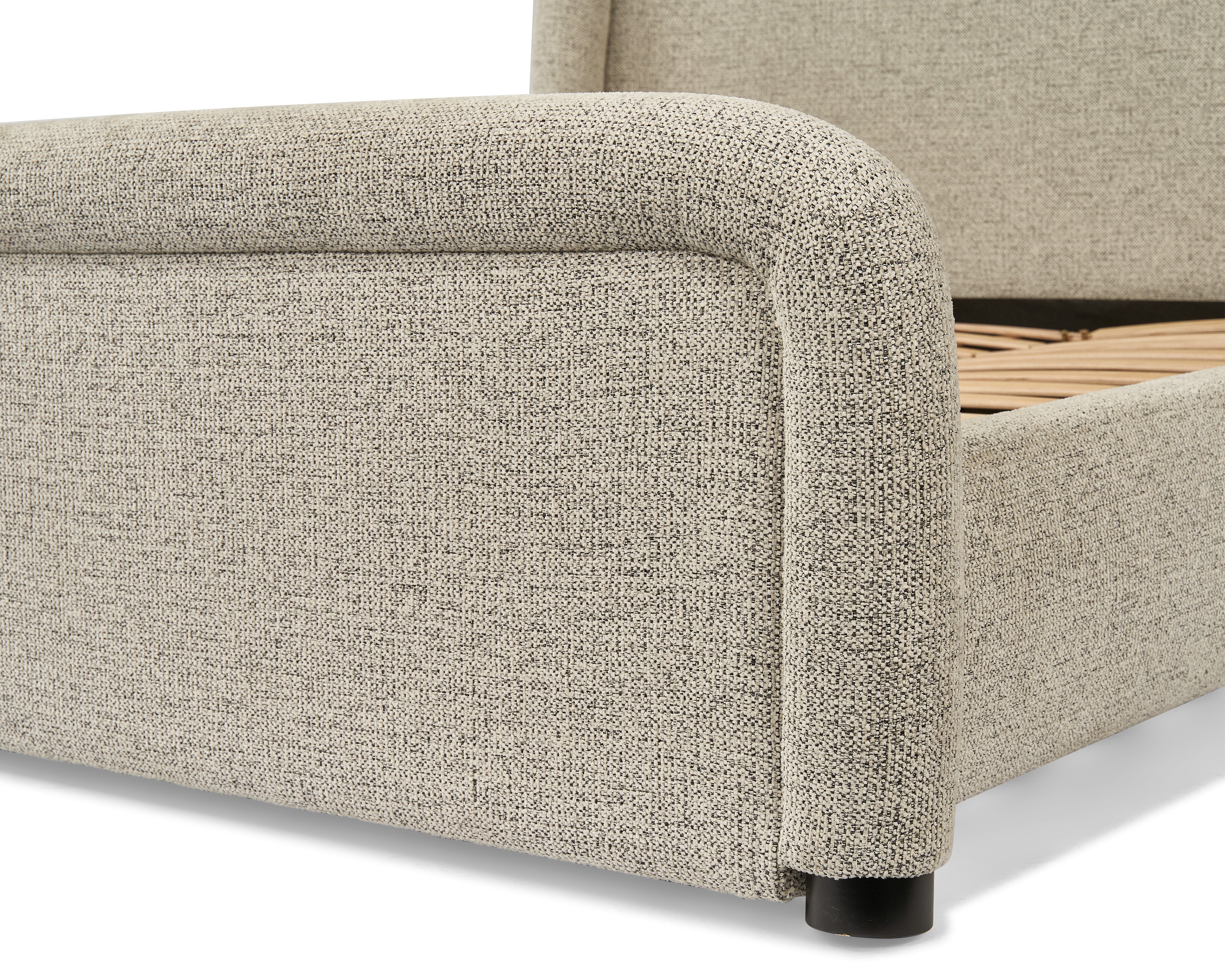 Calais King Size Bed - Colmer Silver Grain