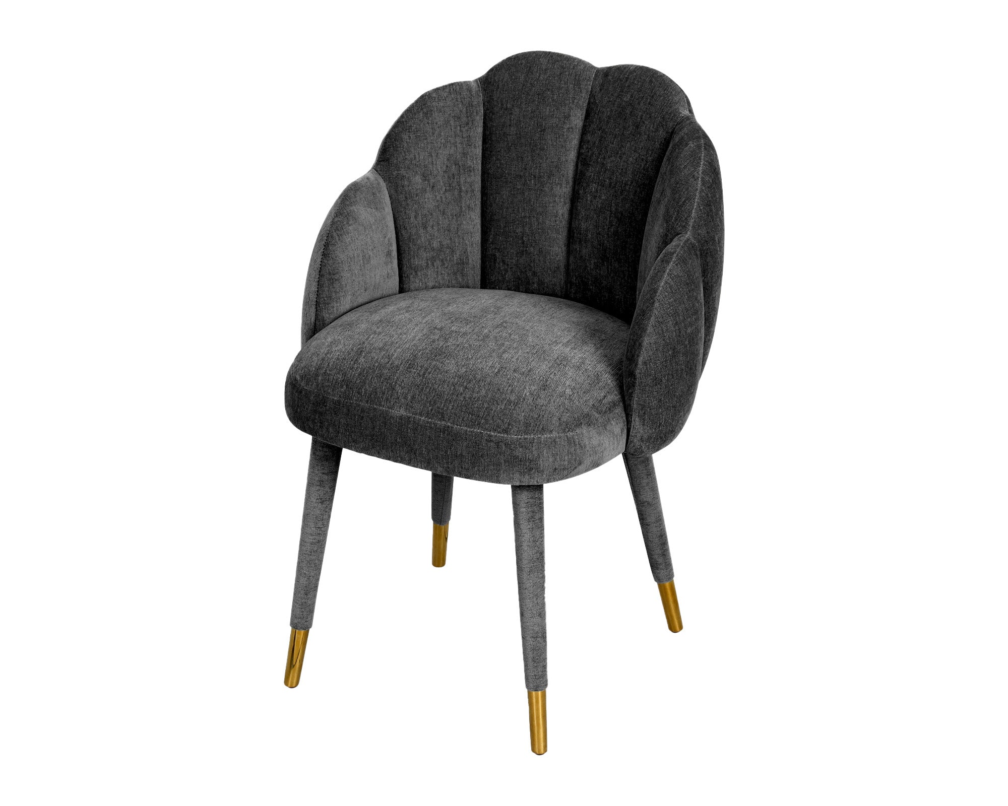 Mina Dining Chair - Sysley Chalk Velvet