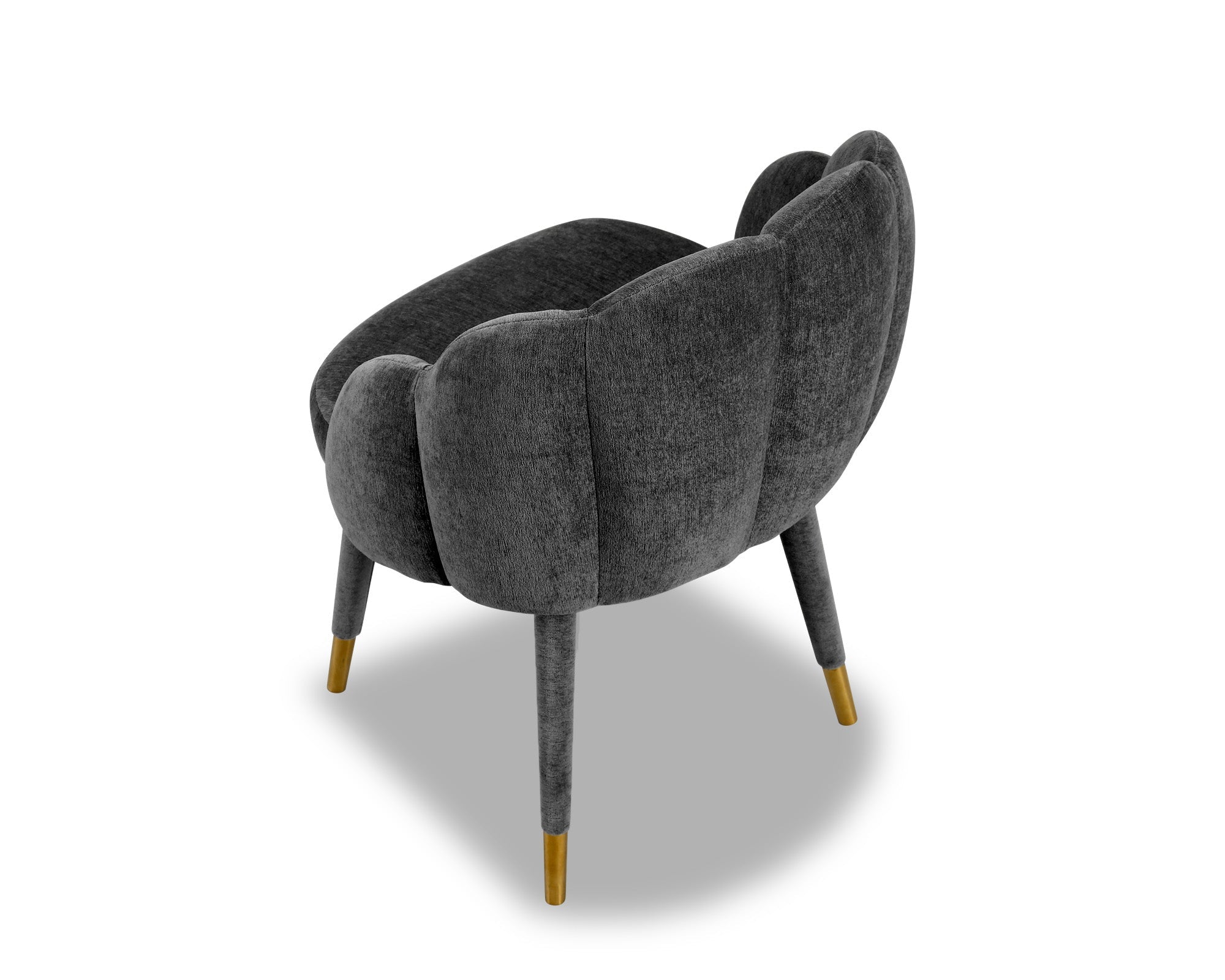 Mina Dining Chair - Sysley Chalk Velvet