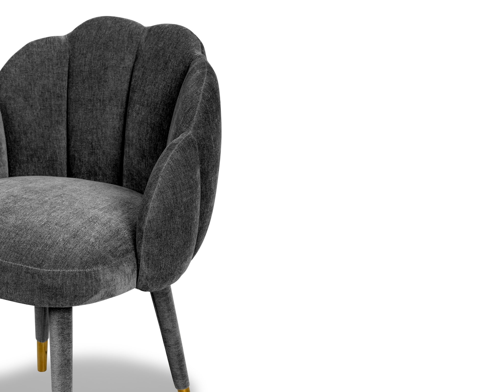 Mina Dining Chair - Sysley Chalk Velvet
