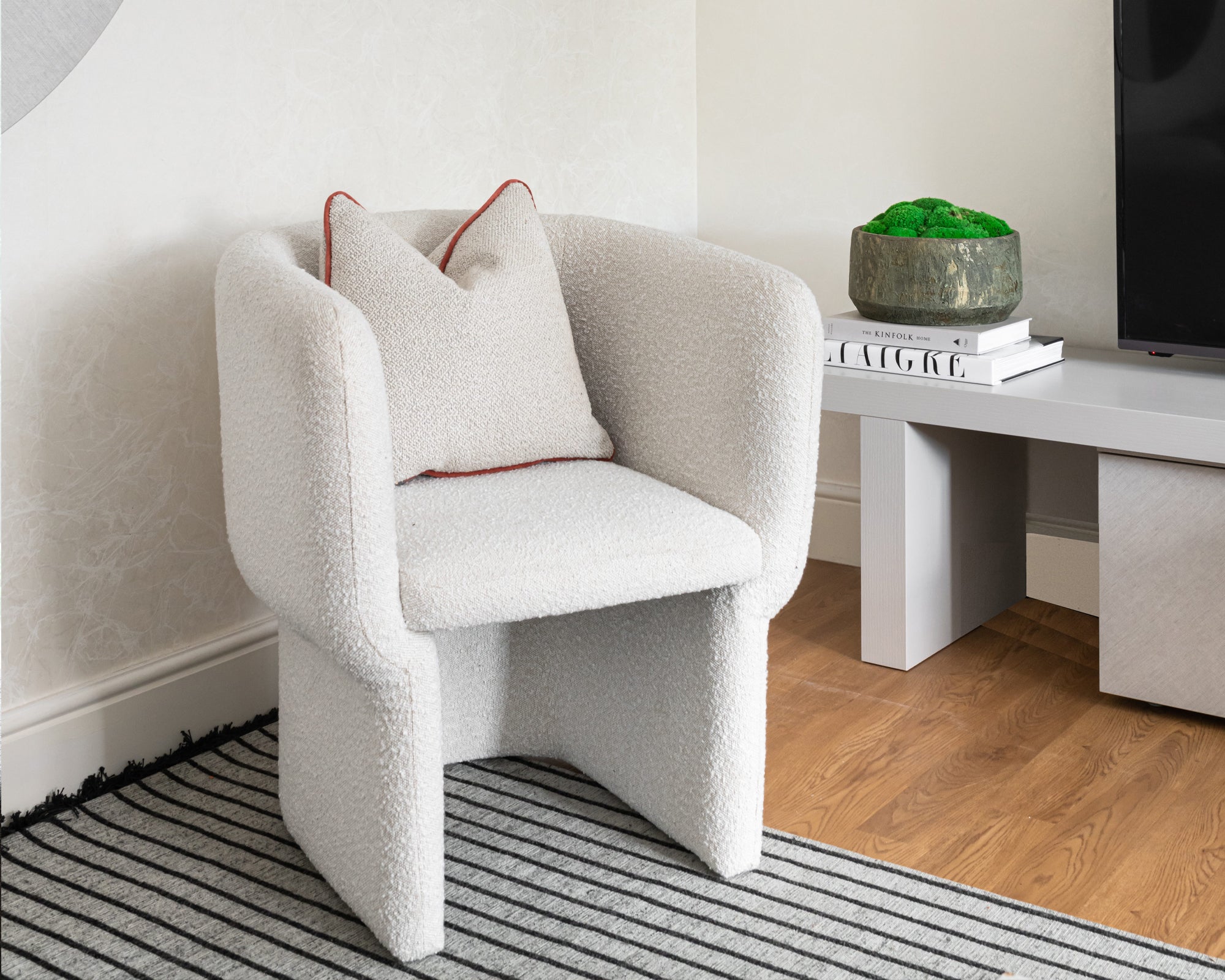 Tempus Dining Chair - Boucle Sand