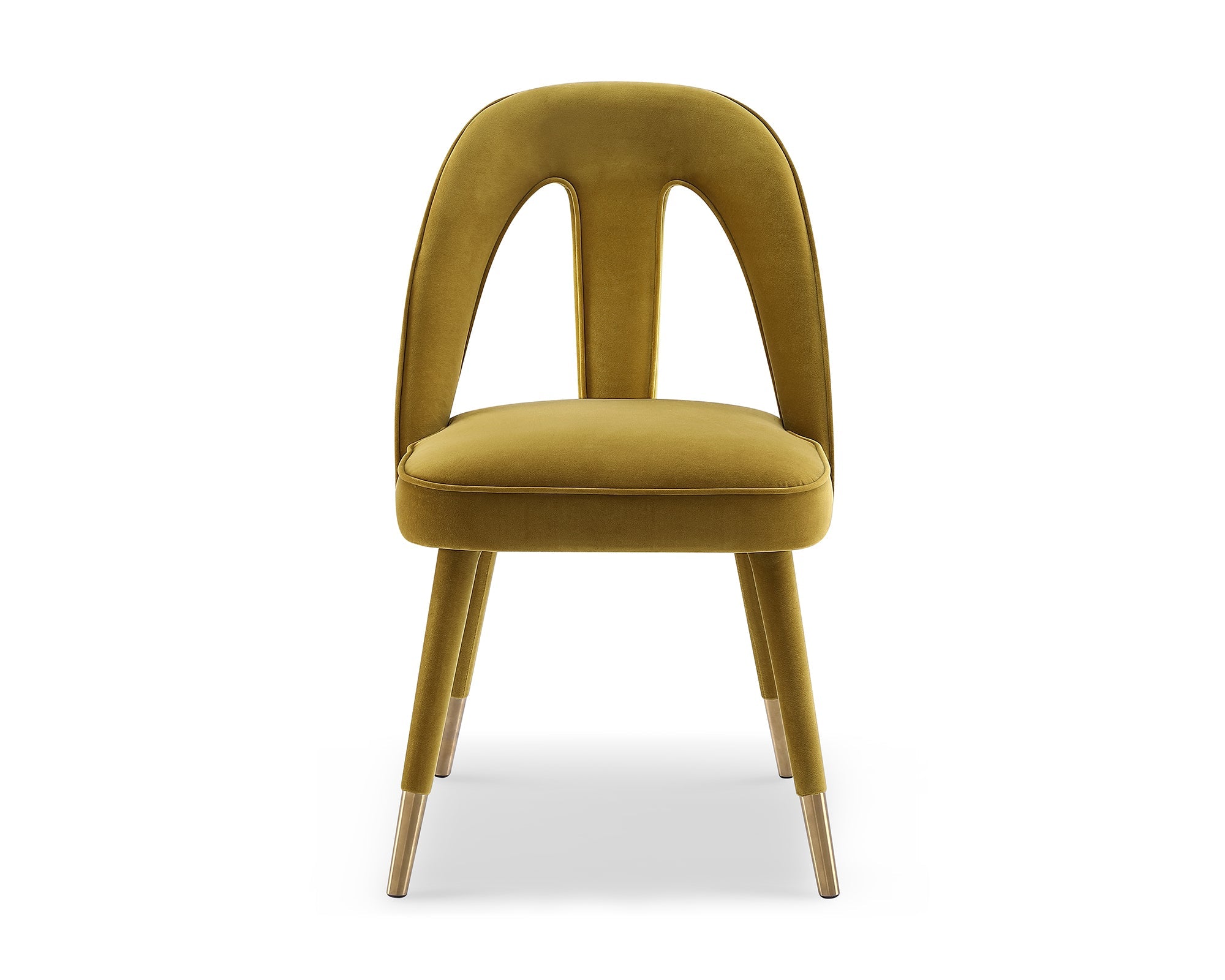 Pigalle Dining Chair - Kaster II Mustard Velvet
