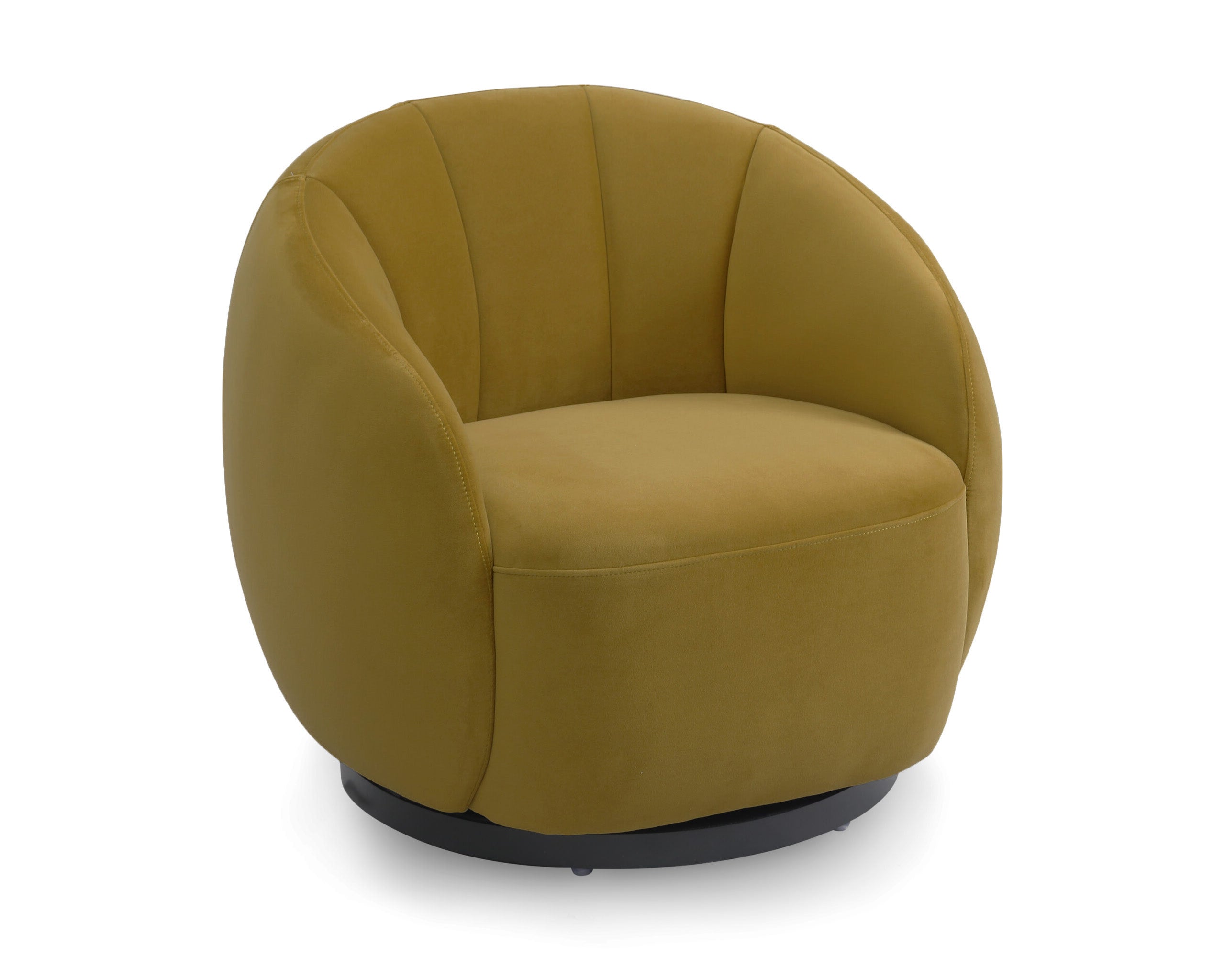 Bulpa Occasional Chair - Kaster Mustard Velvet