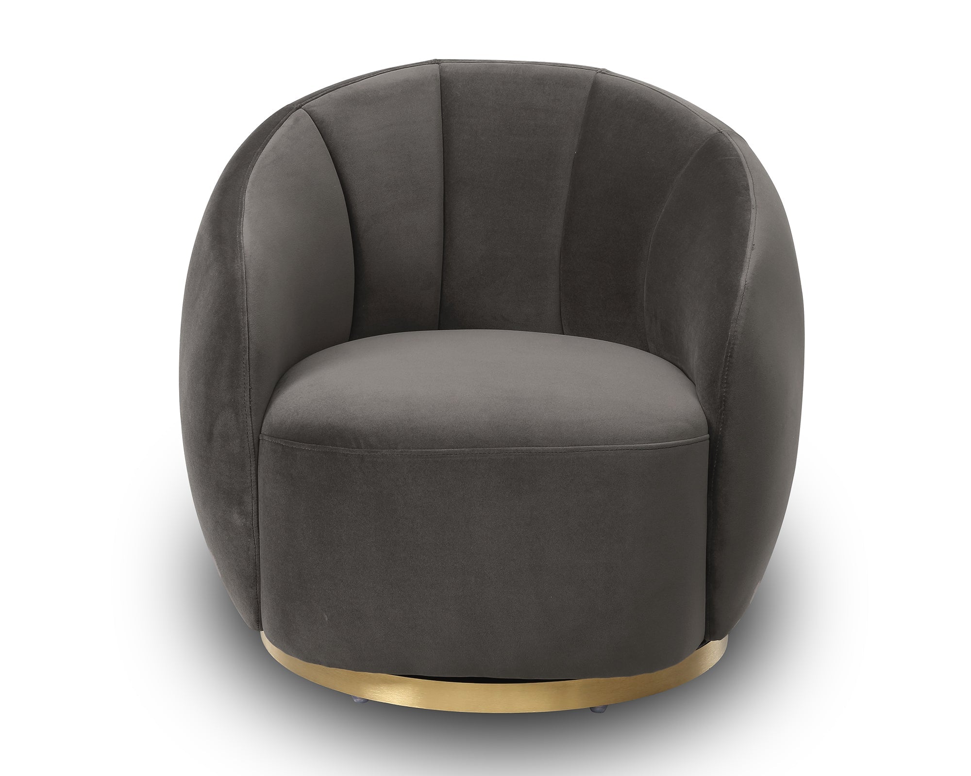 Bulpa Occasional Chair - Kaster Slate Velvet