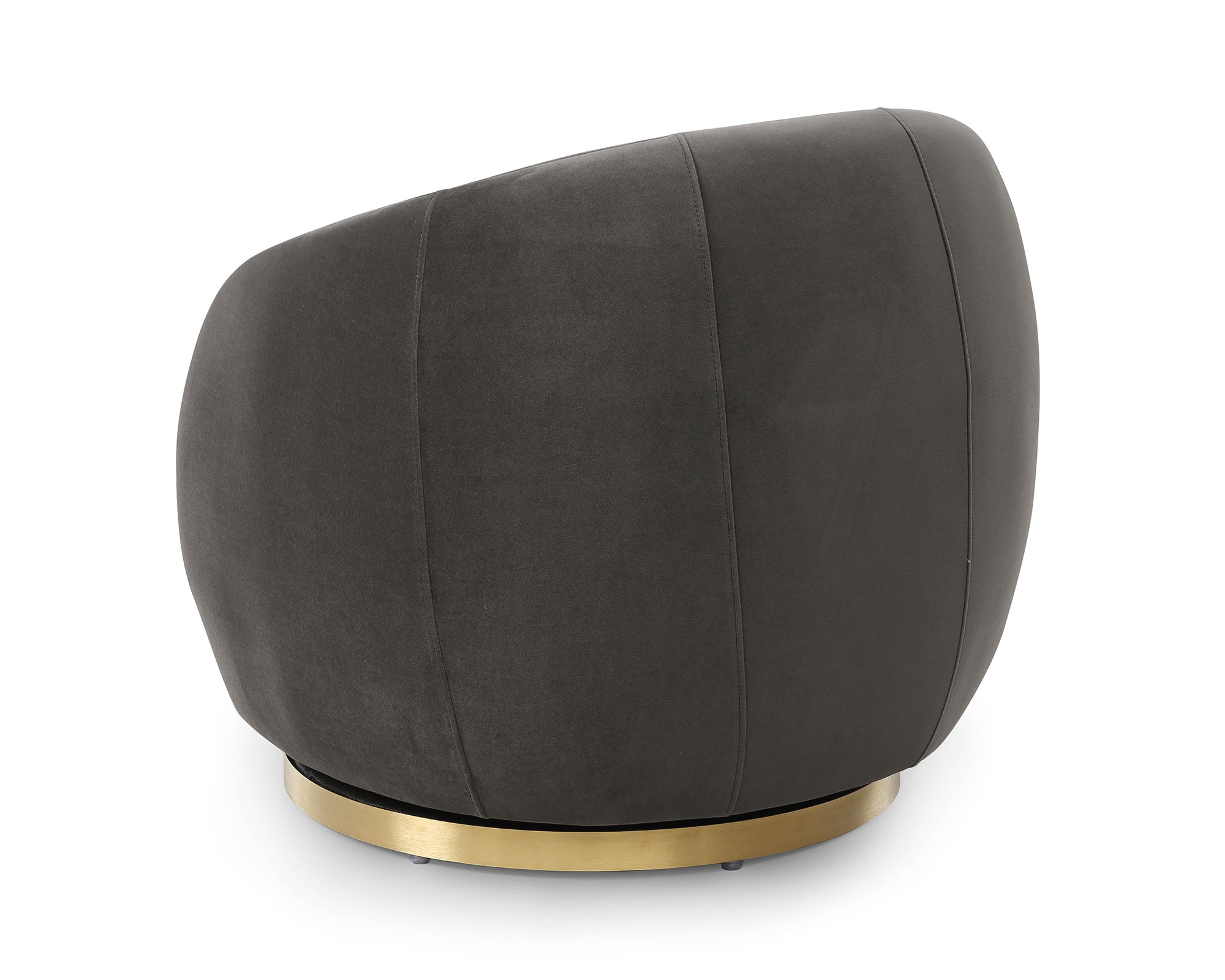 Bulpa Occasional Chair - Kaster Slate Velvet