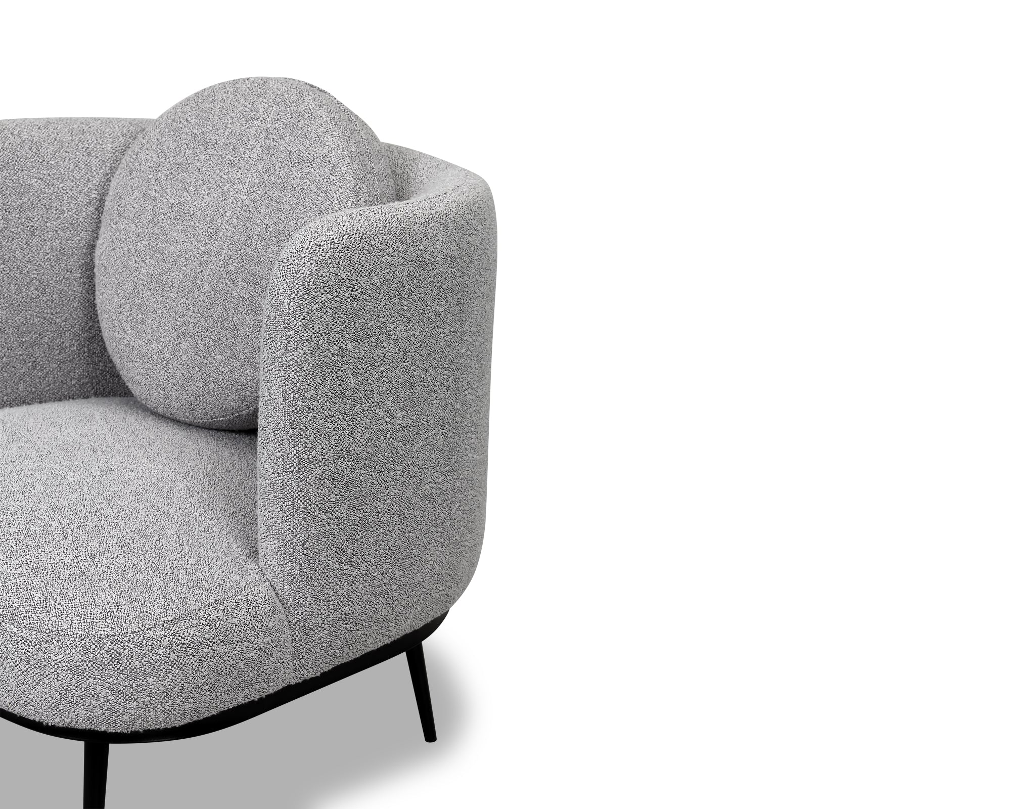 V Lux Occasional Chair - Kalpan Grey