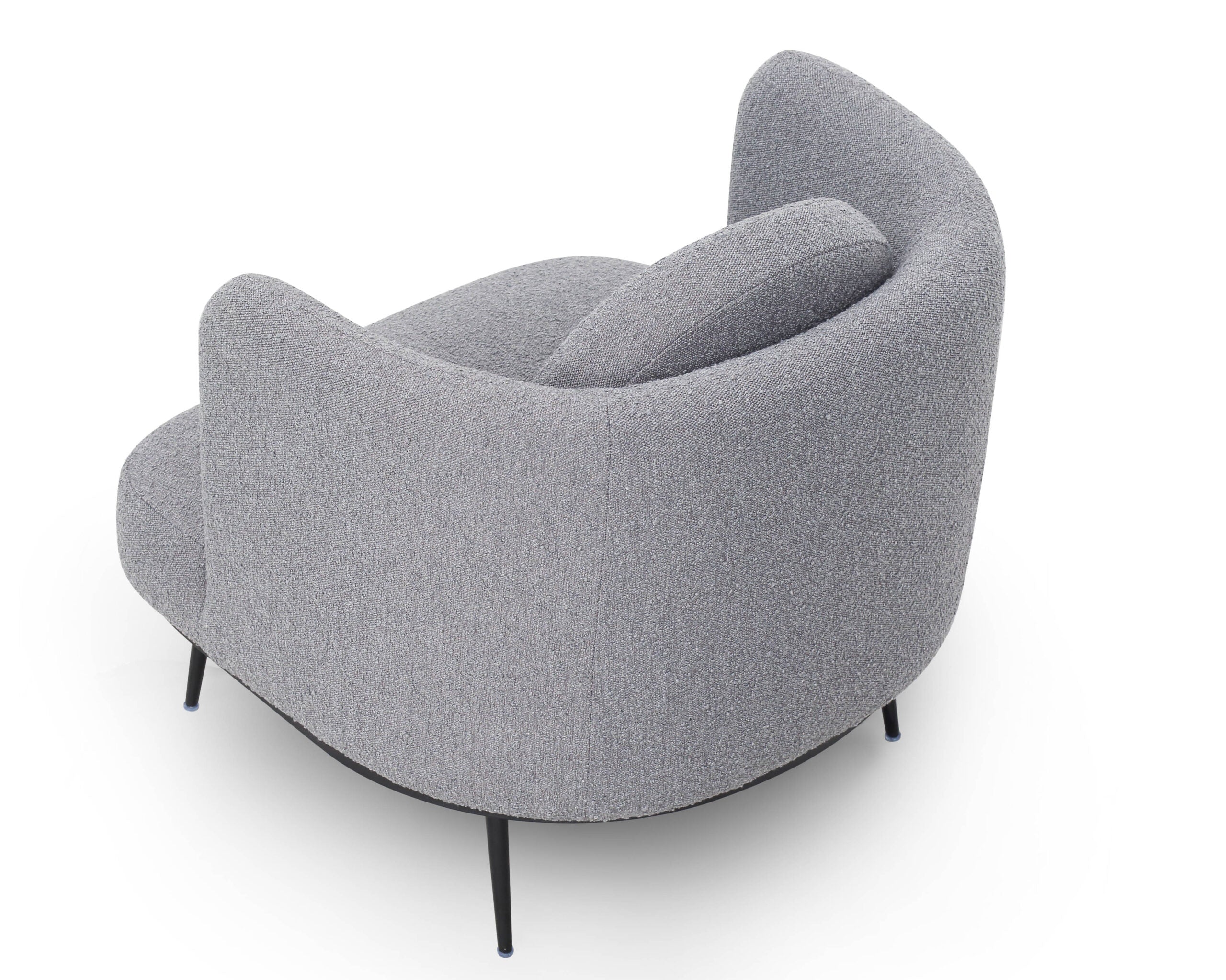 V Lux Occasional Chair - Boucle Graphic Grey