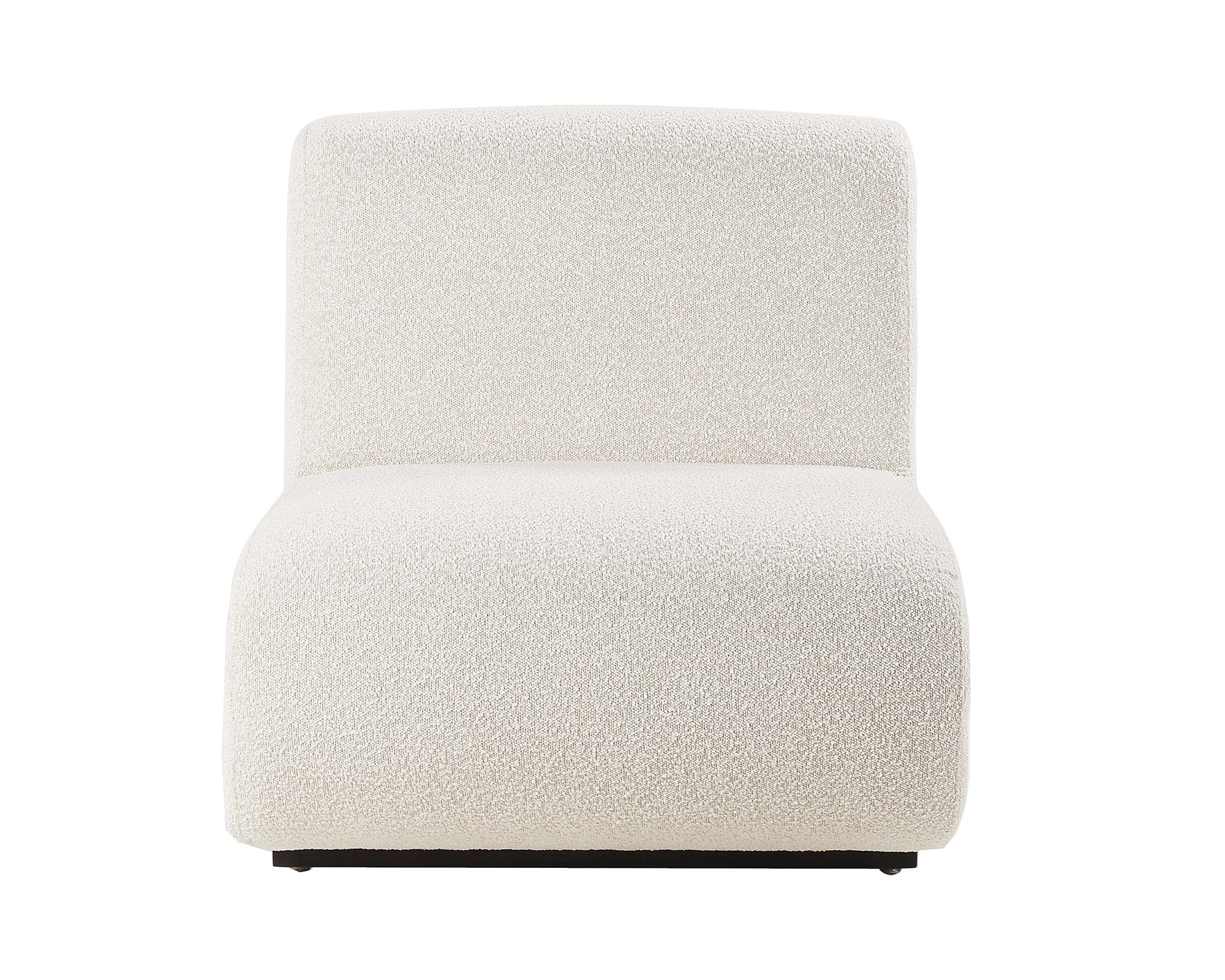 Bola Occasional Chair - Boucle Sand & Black