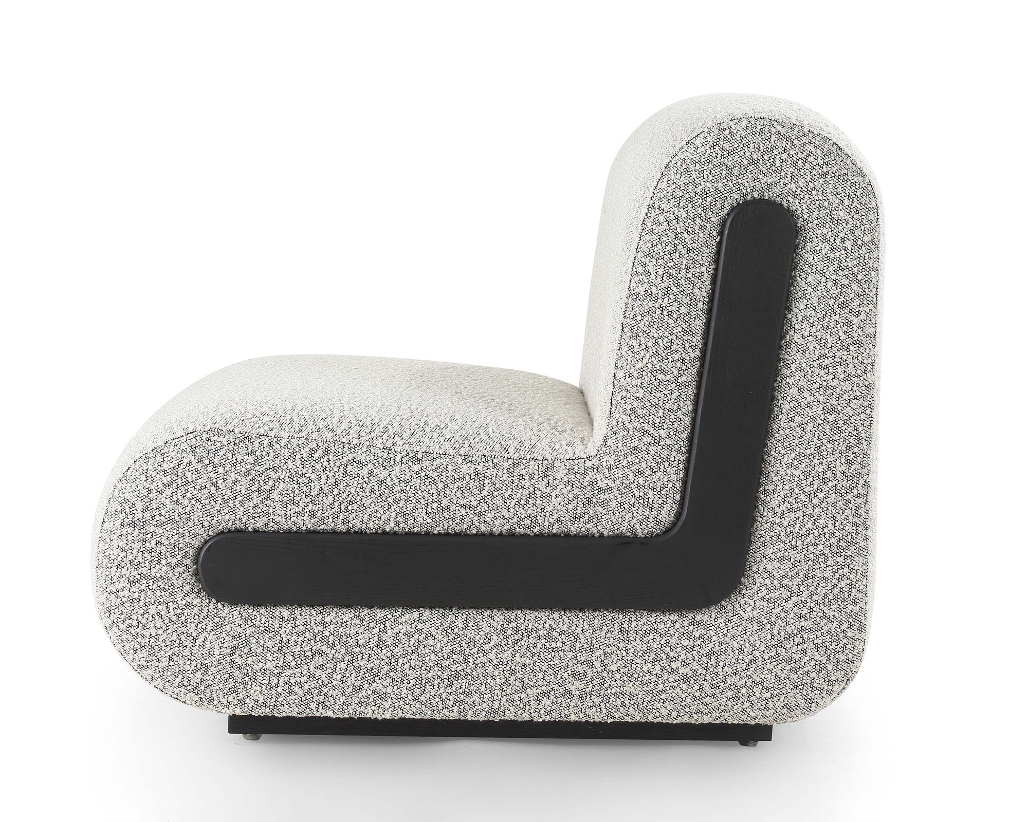 Bola Occasional Chair - Boucle Whisk & Black