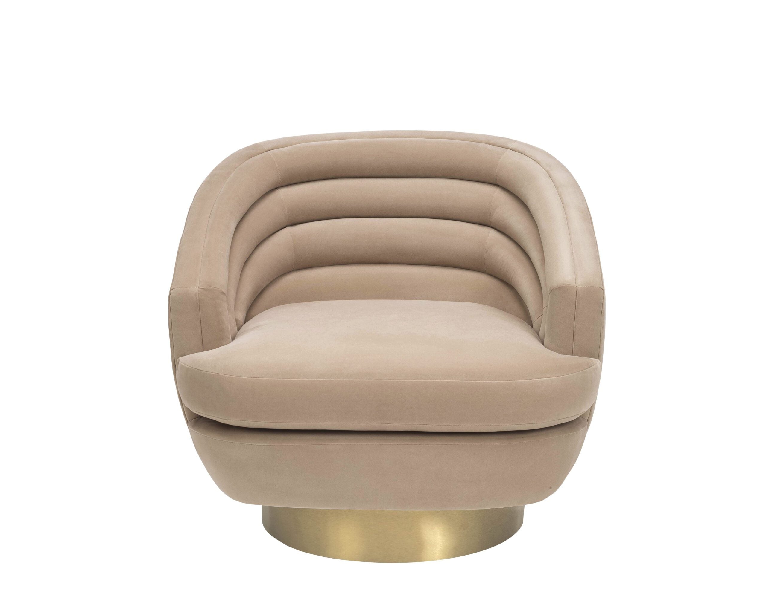 Wegner Occasional Chair - Oxford Latte Velvet