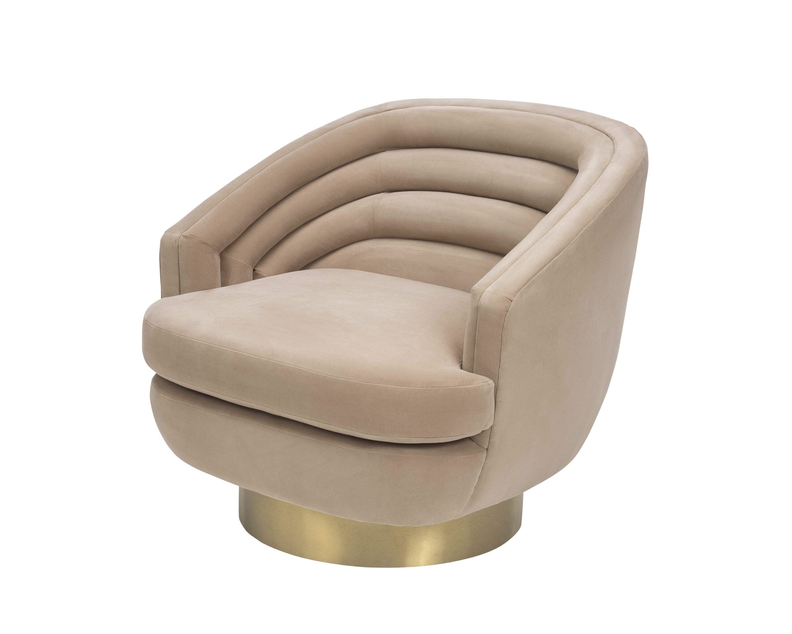 Wegner Occasional Chair - Oxford Latte Velvet