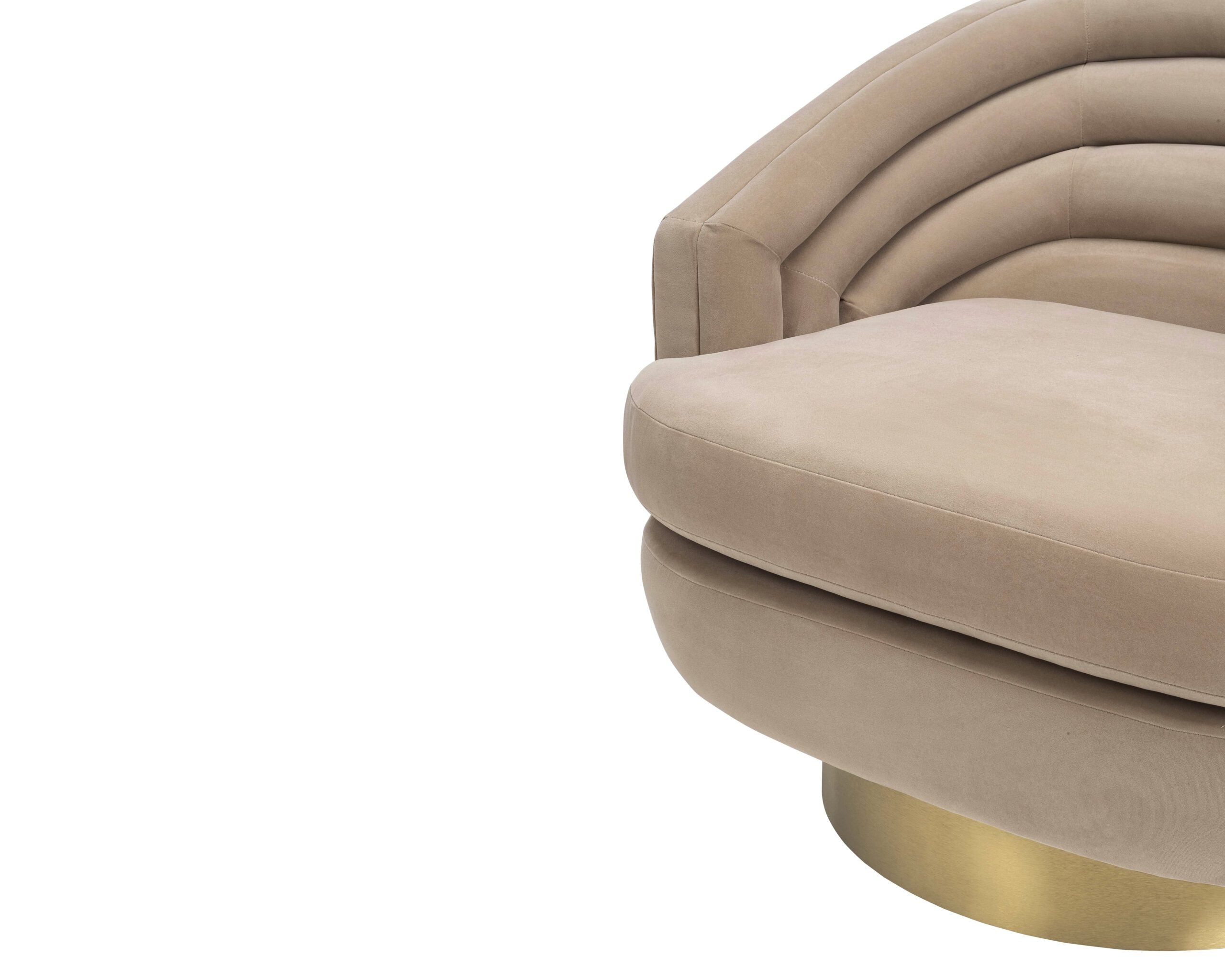 Wegner Occasional Chair - Oxford Latte Velvet
