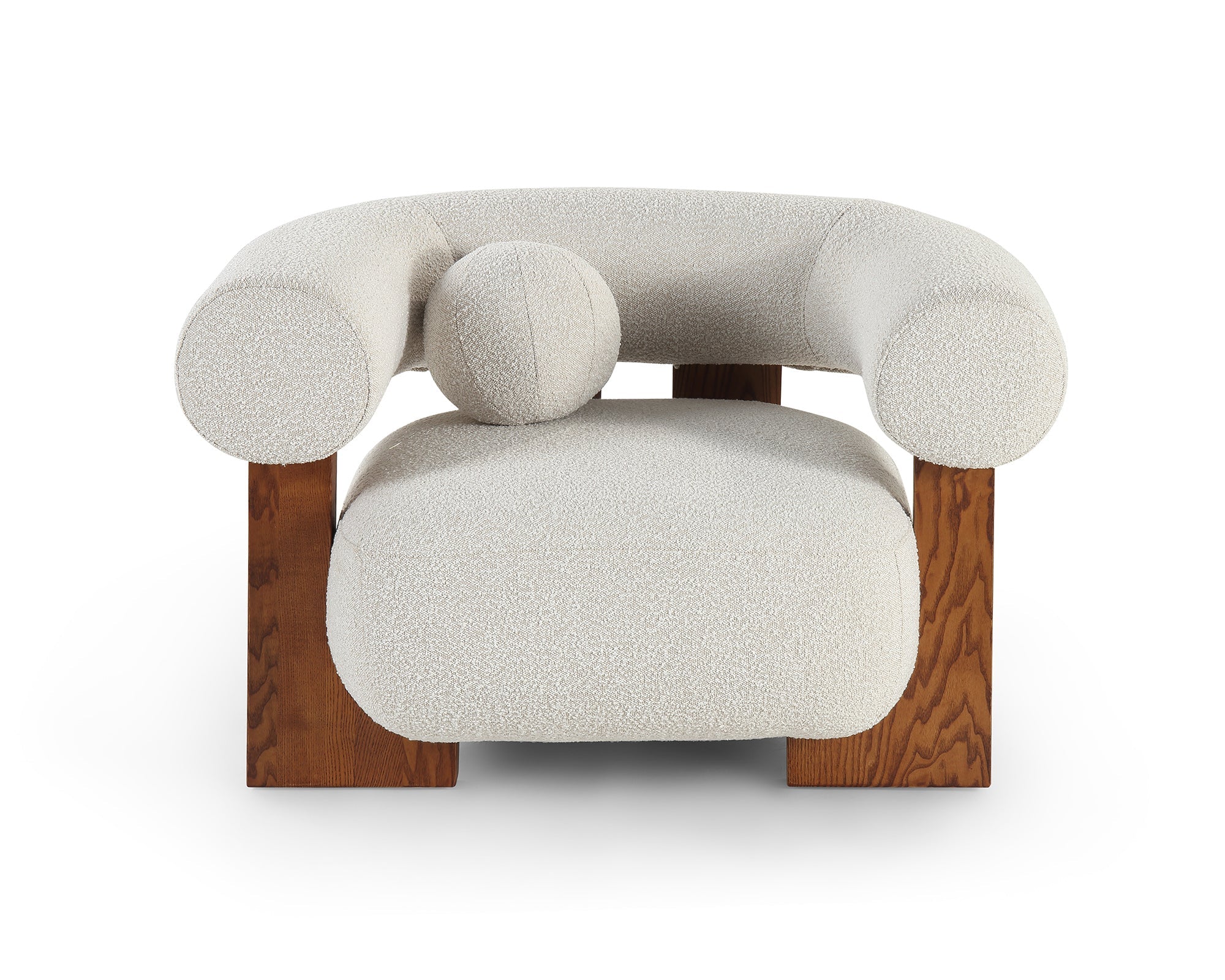 Epic Occasional Chair - Boucle Sand & Classic Brown