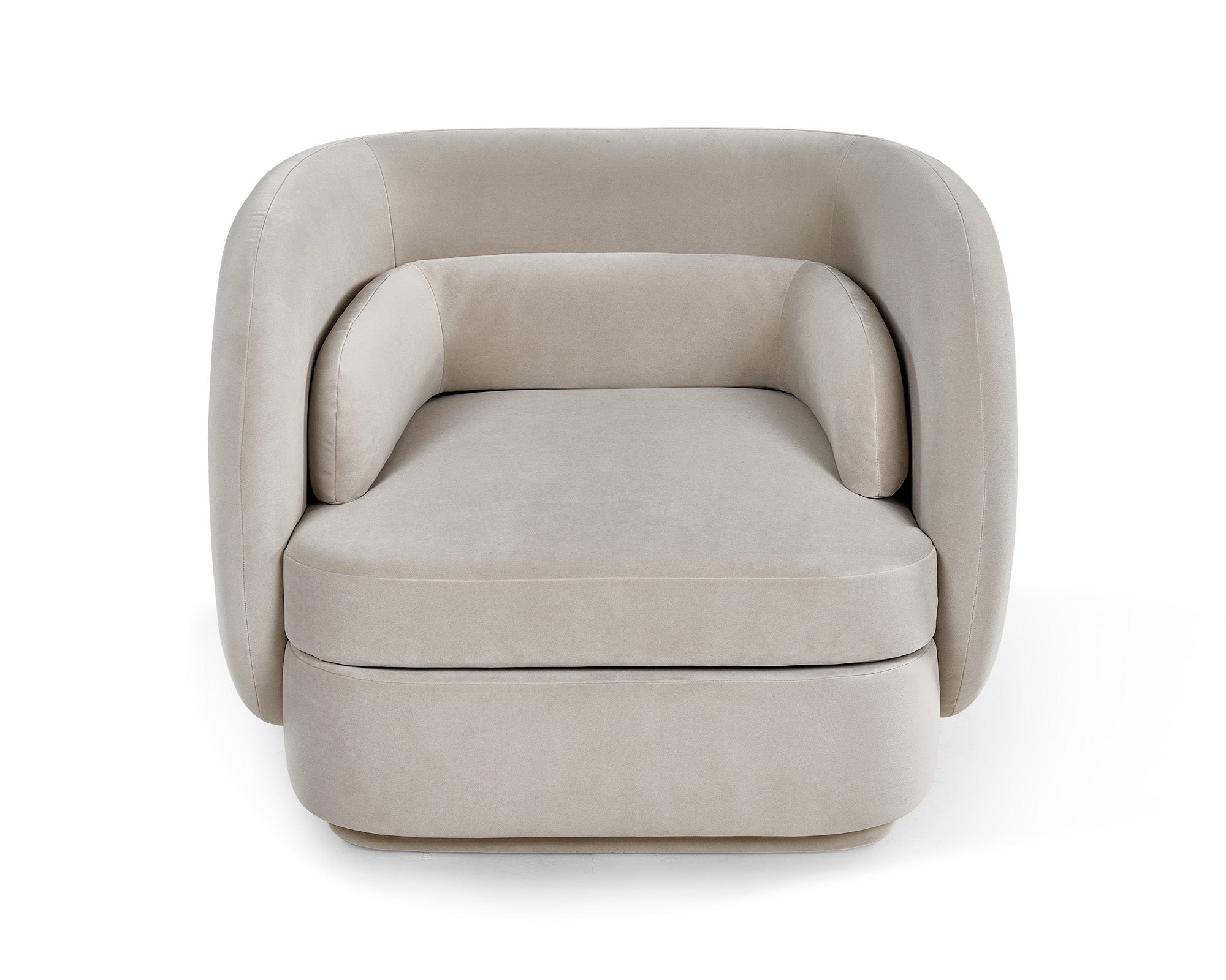 Chantal Occasional Chair - Kaster Pebble Velvet