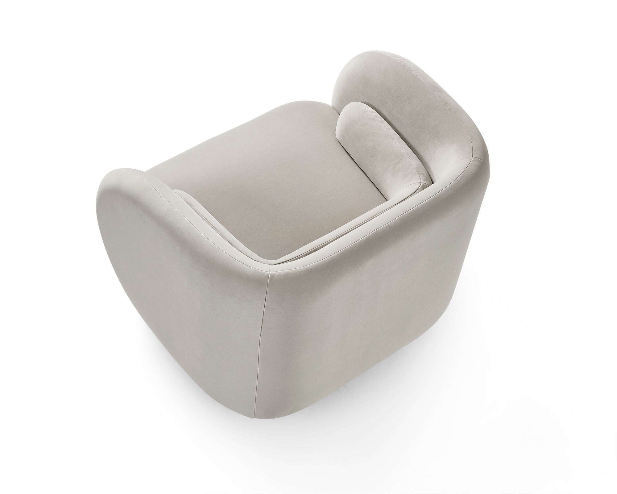 Chantal Occasional Chair - Kaster Pebble Velvet