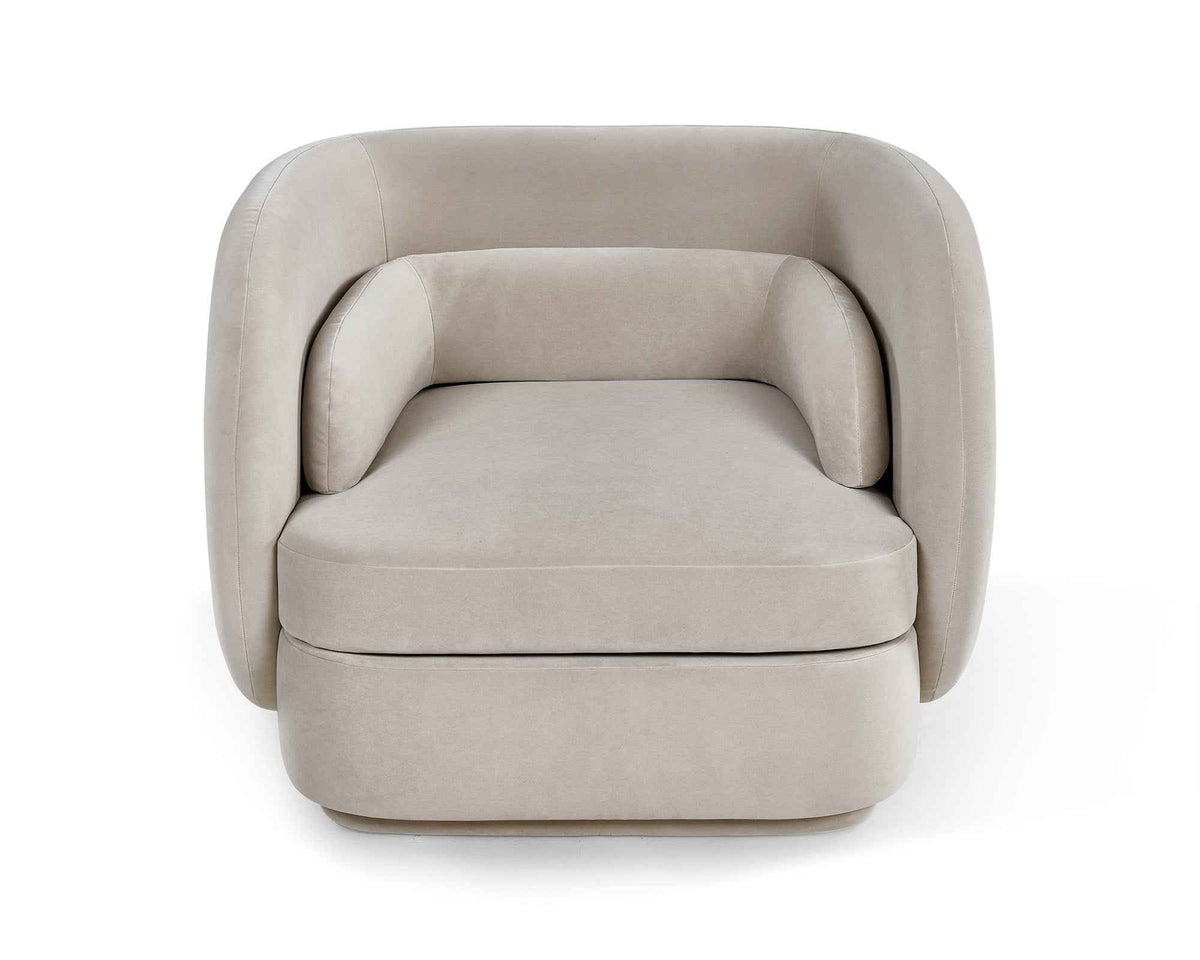 Chantal Occasional Chair - Kaster II Pebble