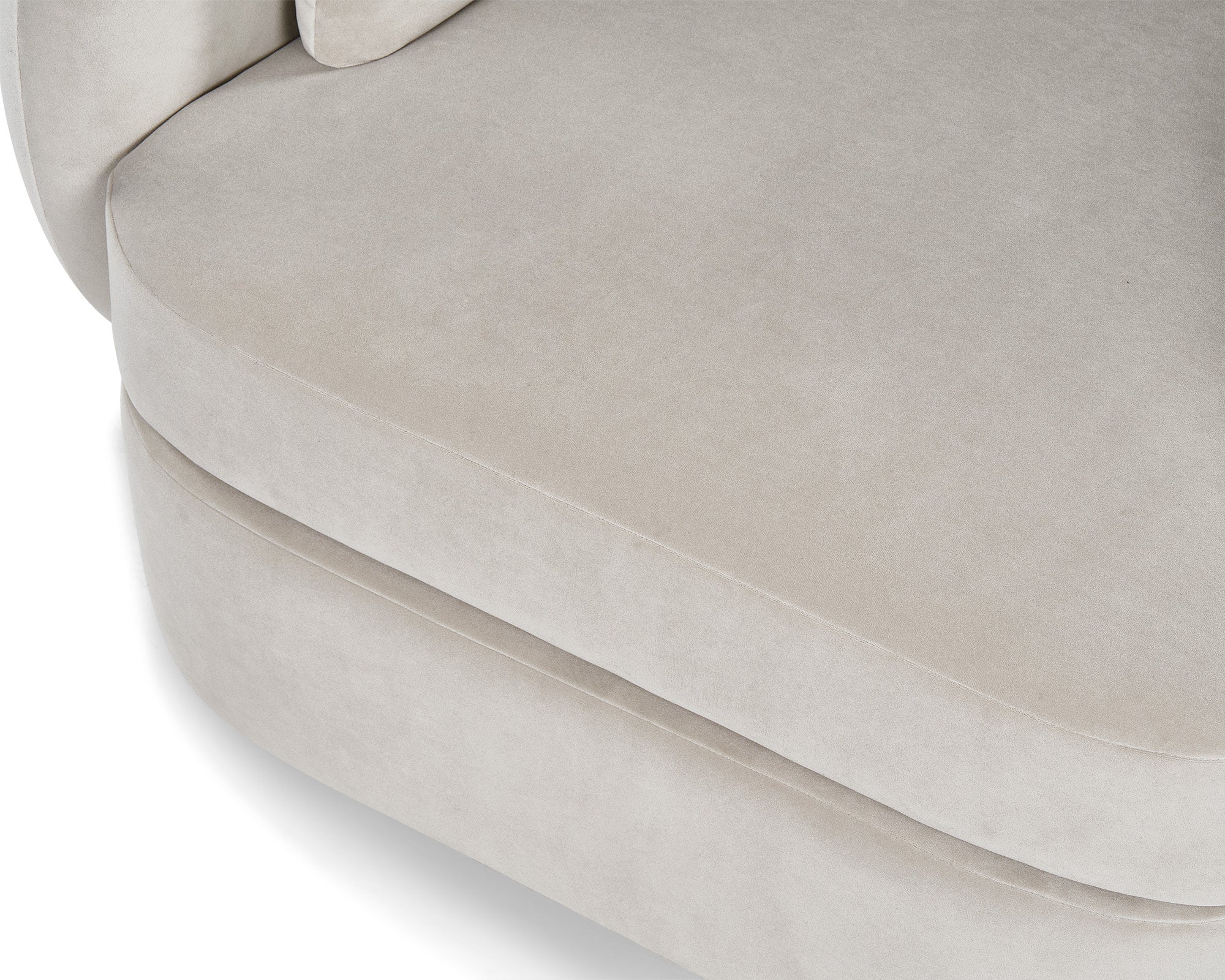Chantal Occasional Chair - Kaster II Pebble Velvet