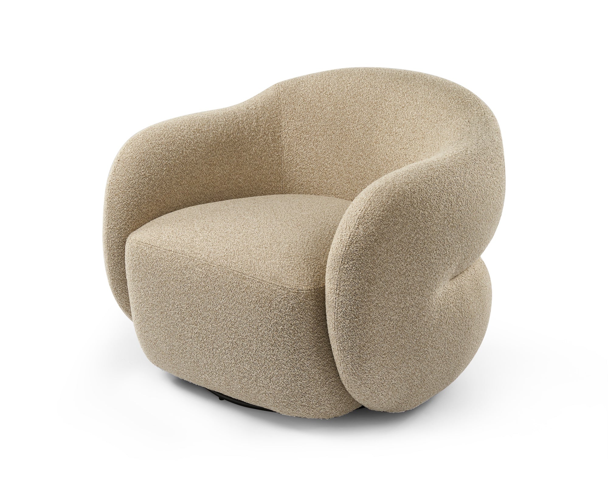 Elba Occasional Swivel Chair - Capela Sand