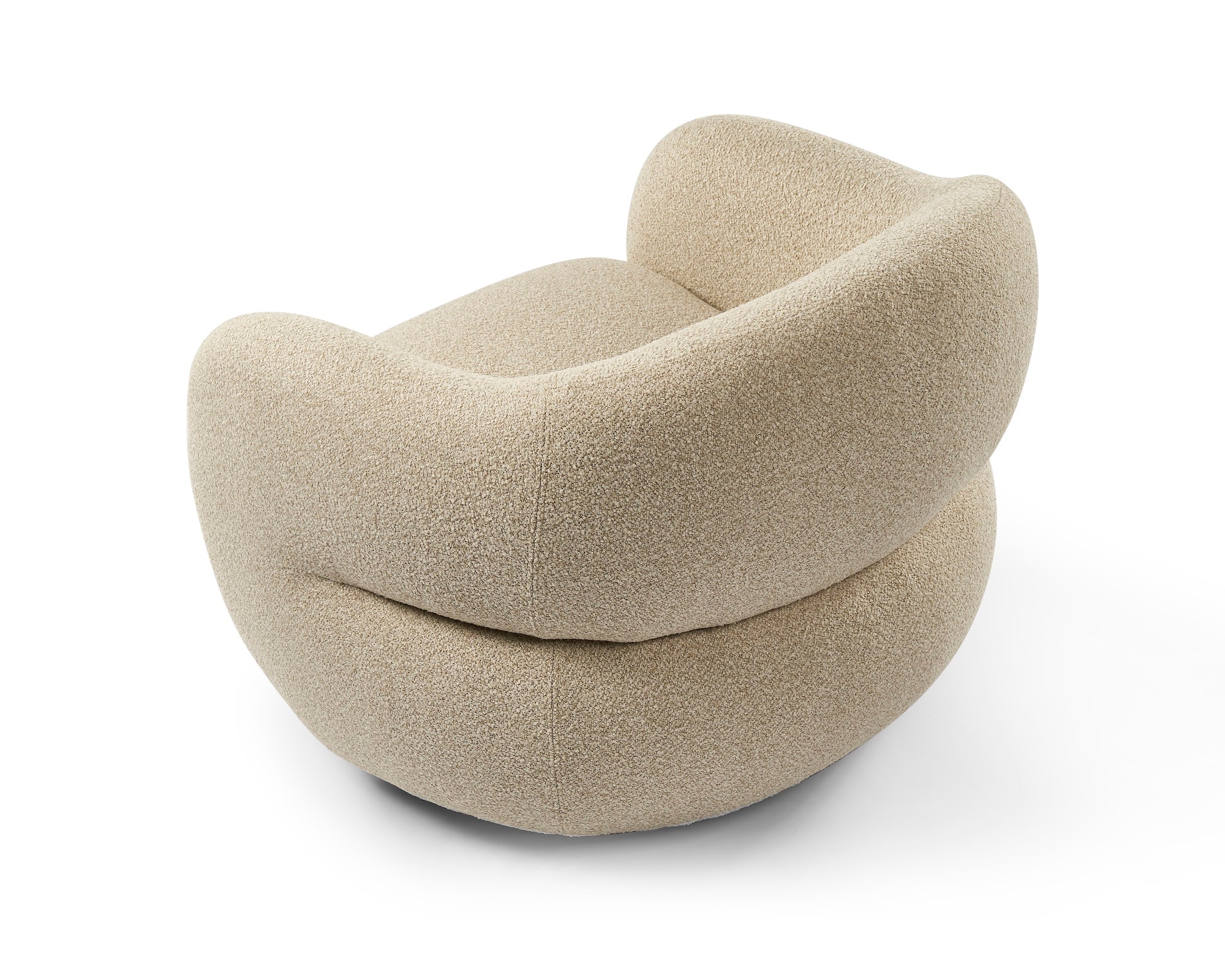 Elba Occasional Swivel Chair - Capela Sand